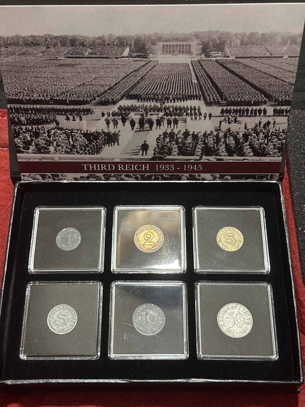 WW2 World Currency - 6 Coins Used During The World War 2 in The Pacific, The Pearl Harbor Collection (1938-1945). Special WW2 Memorabilia for Collector, Certificate of Authenticity Included. customer photo 2
