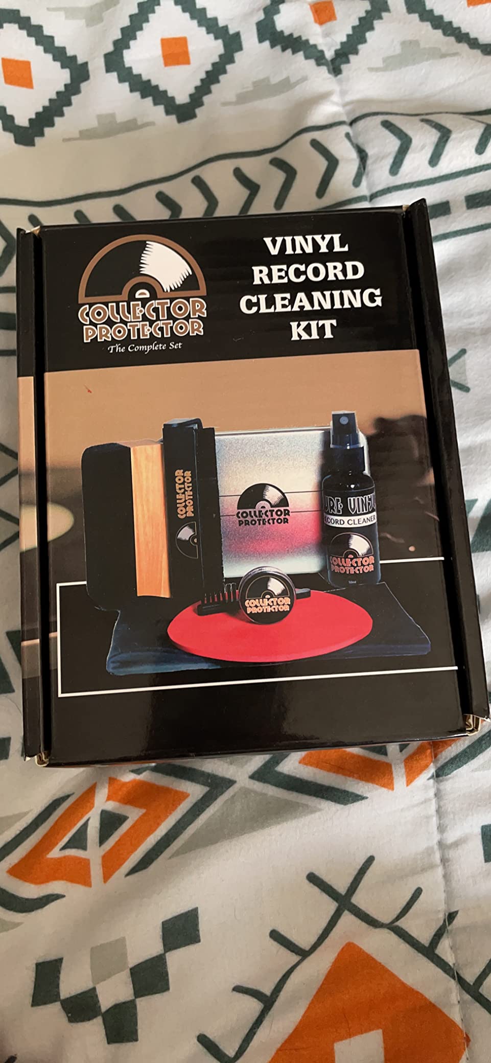 Vinyl Record Cleaning Kit with Brush, Cleaner & Stylus Cleaning Gel | Complete kit Includes velvet brush, carbon fiber brush, record cleaning solution, microfiber cloth & stylus gel. customer photo 2