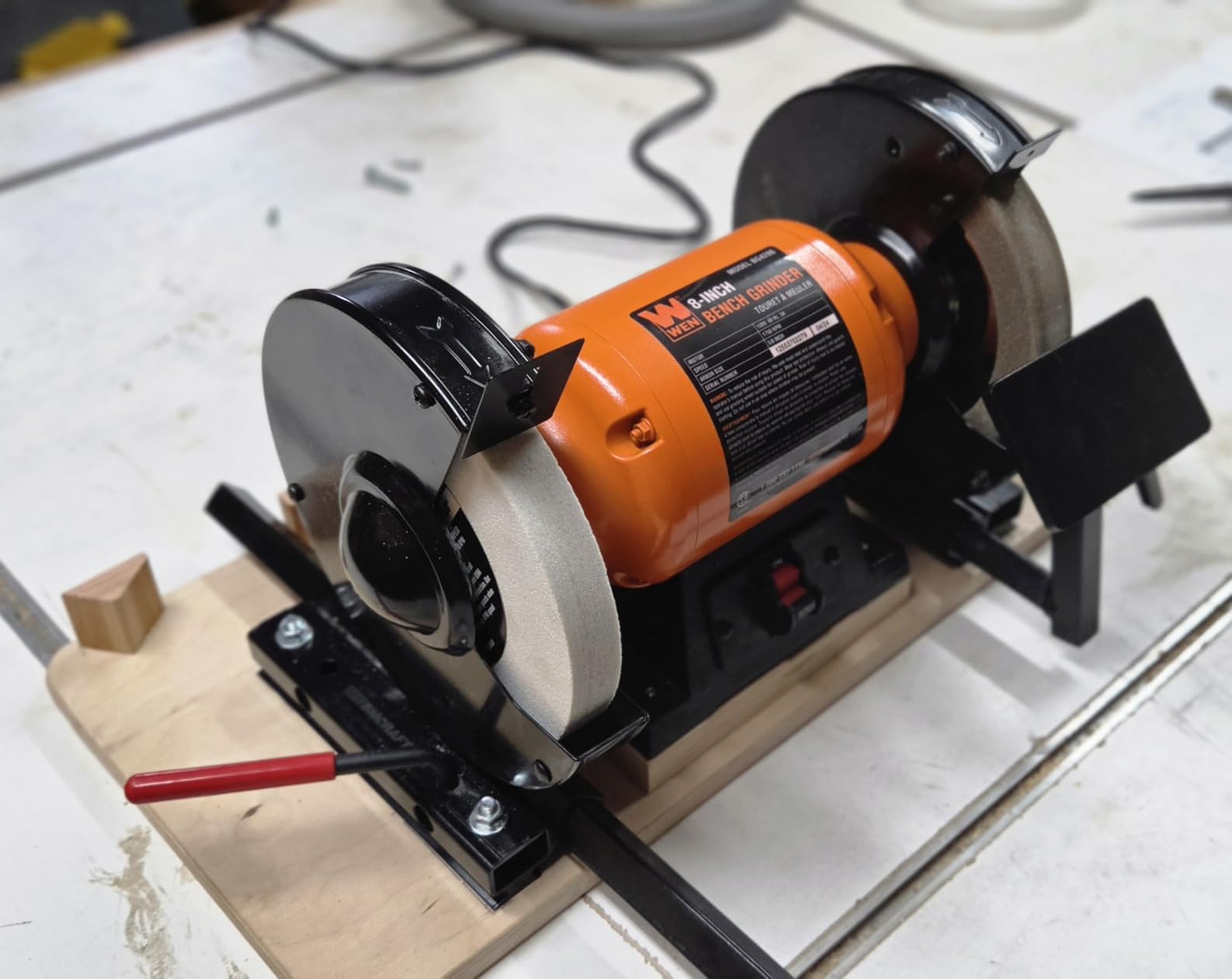 WEN BG4286 3-Amp 8-Inch Slow Speed Bench Grinder customer photo 2