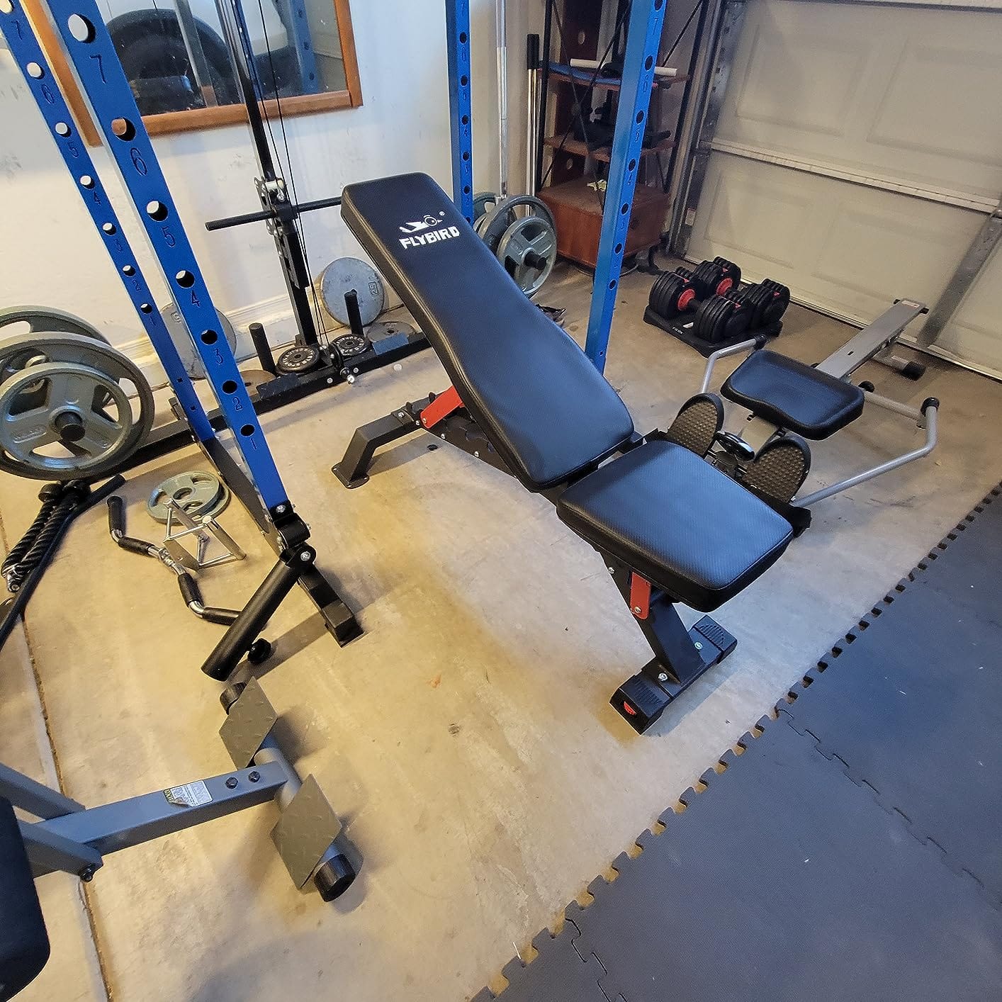FLYBIRD WB7 Weight Bench, Commercial Grade Adjustable Weight Bench - 1300LBS customer photo 1
