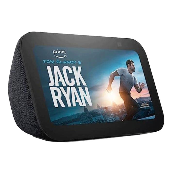Amazon Echo Show 5 (newest model), Smart display, Designed for Alexa+, 2x the bass and clearer sound, Glacier White customer photo 1