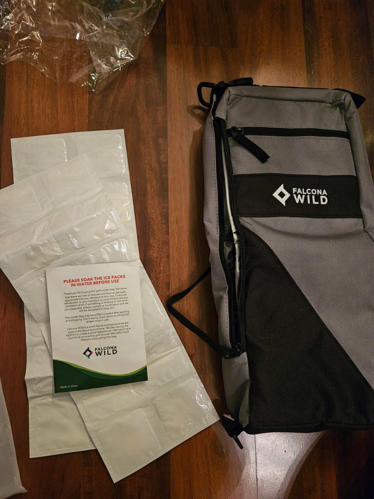 Falcona Wild Golf Cooler Bag Plus 2 Ice Packs - Keeps Drinks Cold for Hours customer photo 2