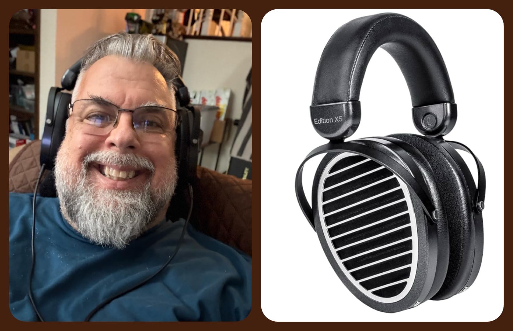 HIFIMAN Edition XS Full-Size Over-Ear Open-Back Planar Magnetic Hi-Fi Headphones with Stealth Magnets Design, Adjustable Headband, Detachable Cable for Audiophiles, Home, Studio-Black customer photo 2