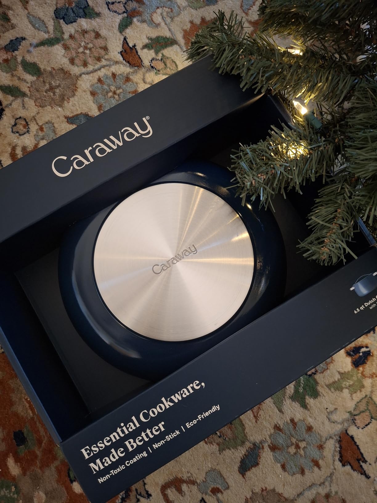Caraway Non-Stick Ceramic Dutch Oven Pot with Lid (6.5 qt, 10.5