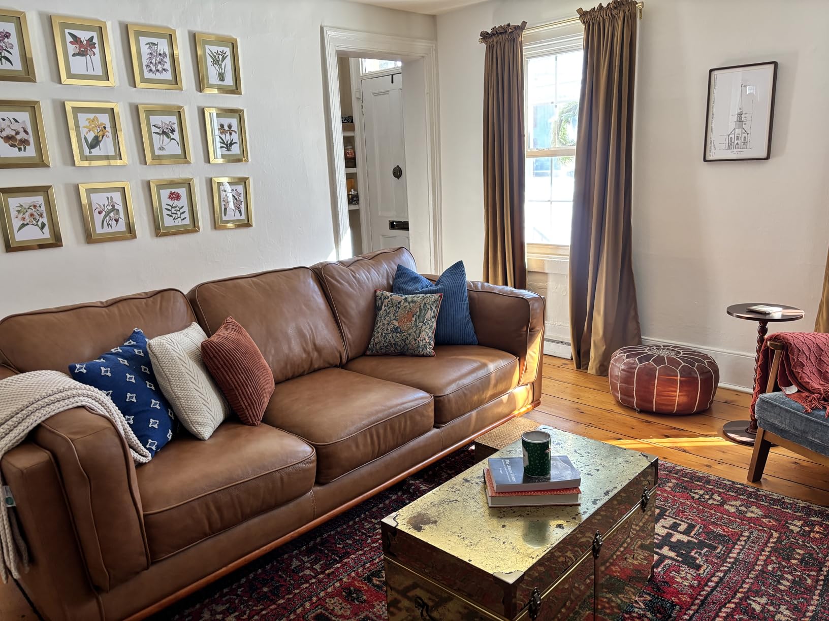 Valencia Artisan Full Leather Sofa 88