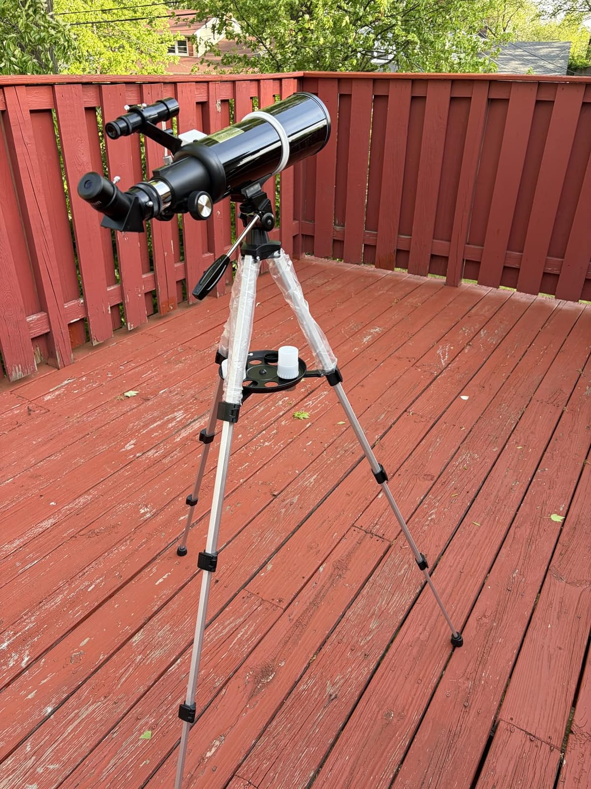 Telescope for Adults & Beginner Astronomers - 80mm Aperture 600mm Fully Multi-Coated High Transmission Coatings with AZ Mount Tripod Phone Adapter, Carrying Bag, Wireless Control customer photo 1