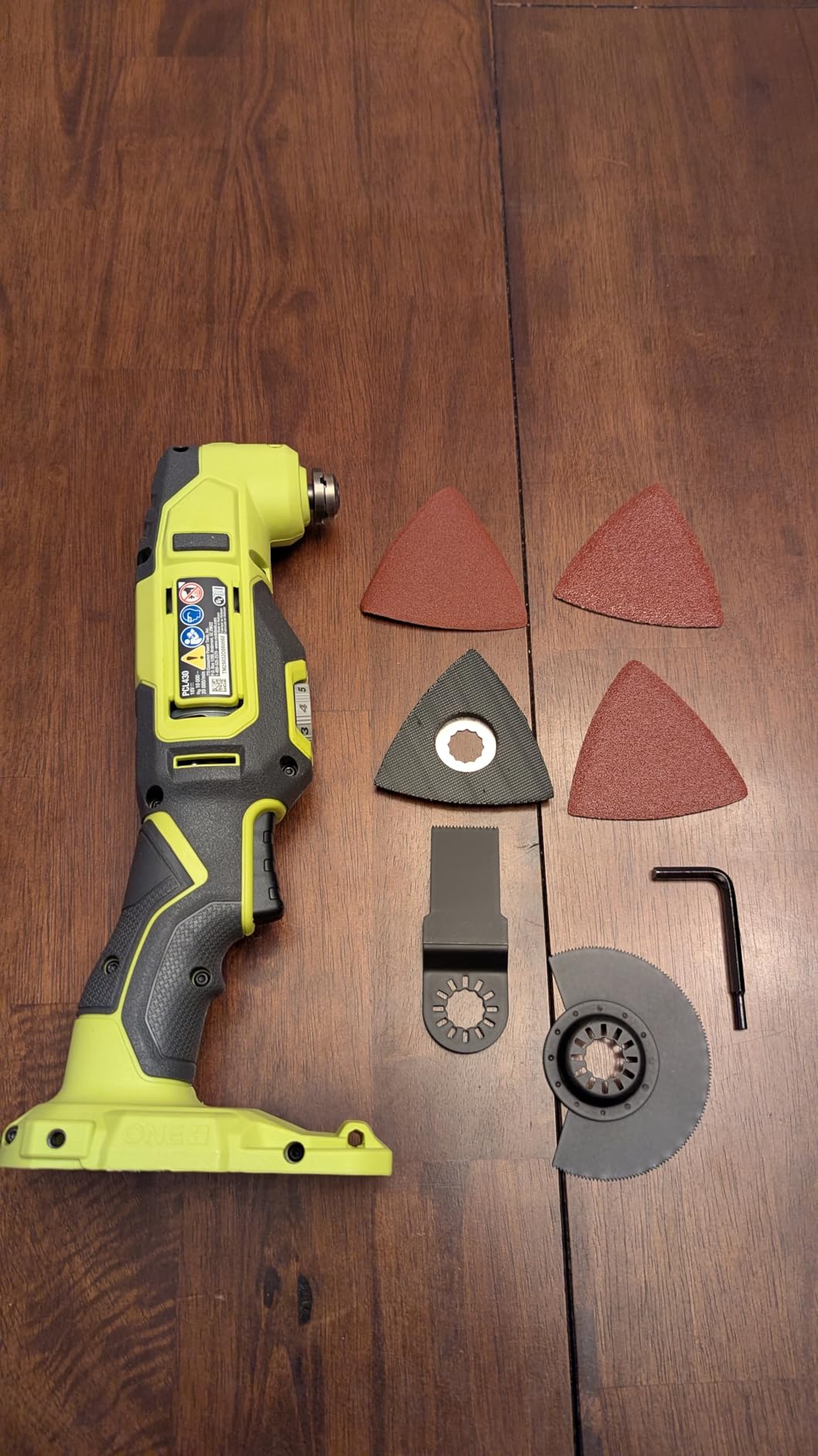 Ryobi ONE+ 18V Cordless Oscillating Multi-Tool (Tool Only) | Battery and Charger Sold Separately customer photo 1
