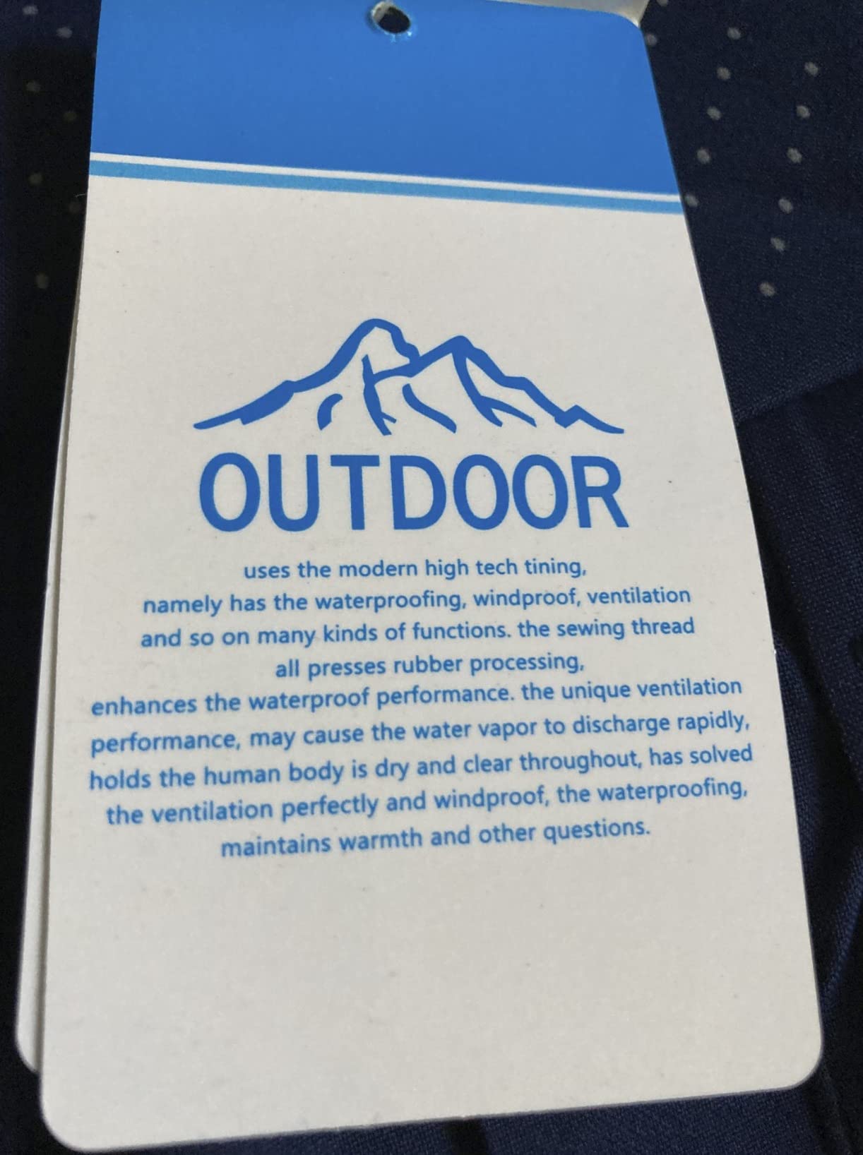 Men's Lightweight Waterproof Rain Jacket,Shell Hooded Outdoor Raincoat Hiking Windbreake jacket customer photo 1