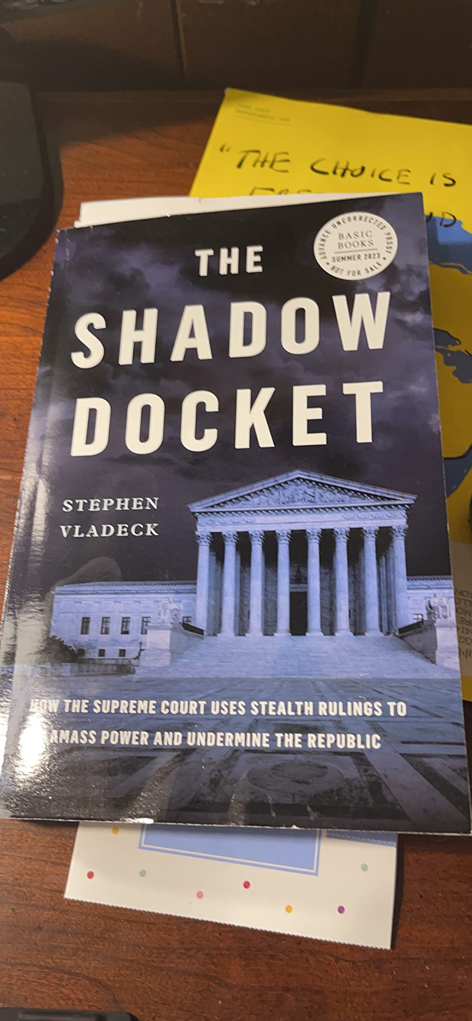 The Shadow Docket: How the Supreme Court Uses Stealth Rulings to Amass Power and Undermine the Republic customer photo 2