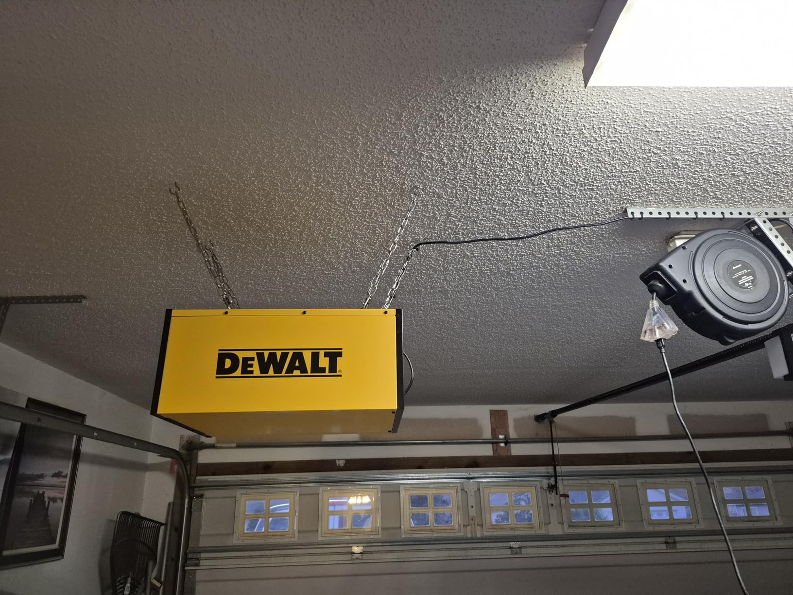 DEWALT Air Filtration System Dust Collector DWXAF101, 3-Speed Hanging Ceiling customer photo 2