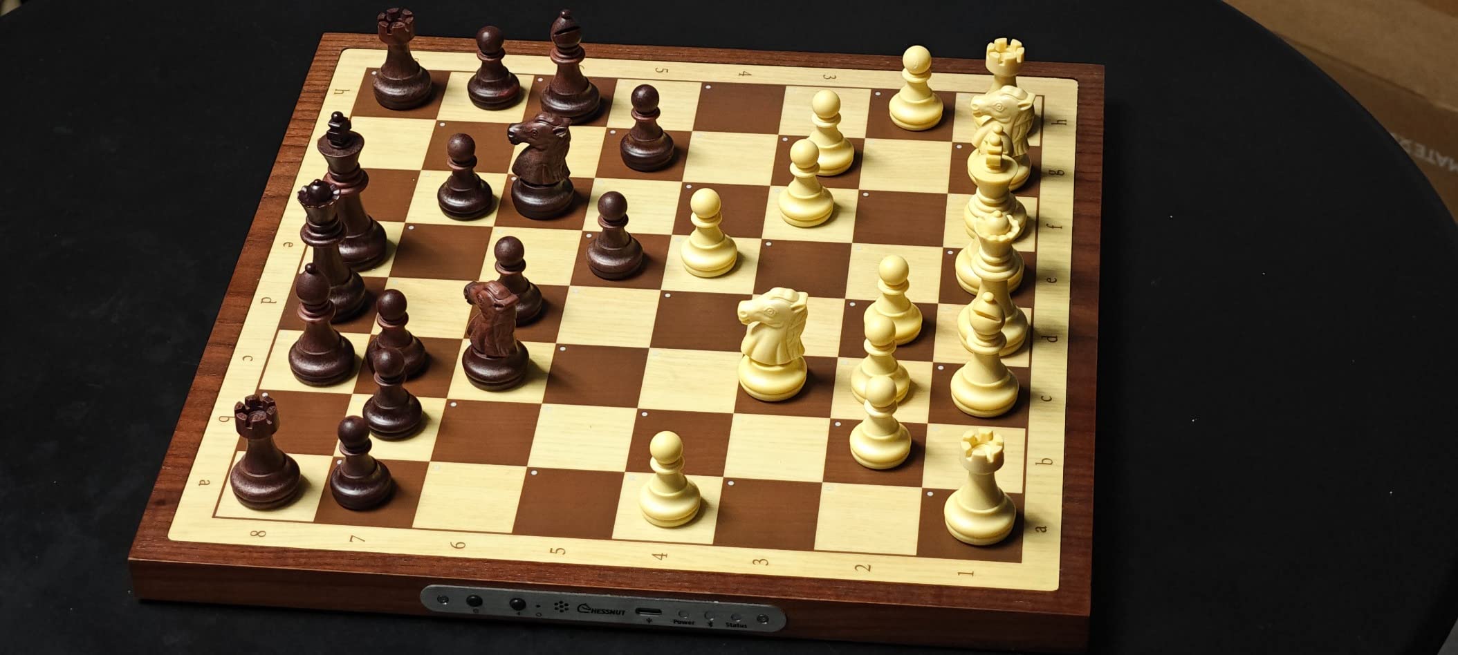 Chessnut Air Electronic Chess Board with AI - Handcrafted Wooden Board, LED Indicators, Adaptive Difficulty, Full Piece Recognition - Play Online on Major Chess Platforms customer photo 1