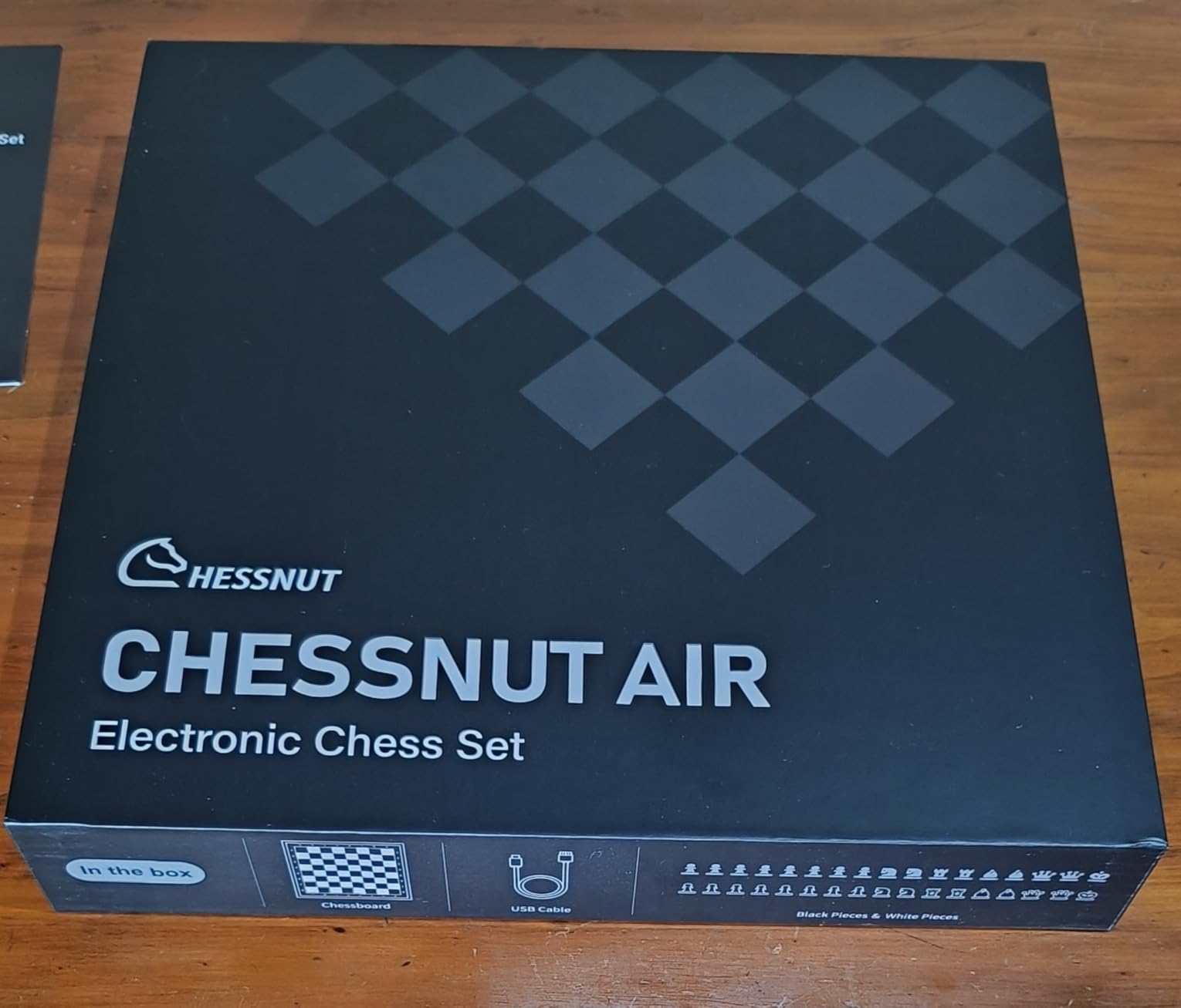 Chessnut Air Electronic Chess Board with AI - Handcrafted Wooden Board, LED Indicators, Adaptive Difficulty, Full Piece Recognition - Play Online on Major Chess Platforms customer photo 2