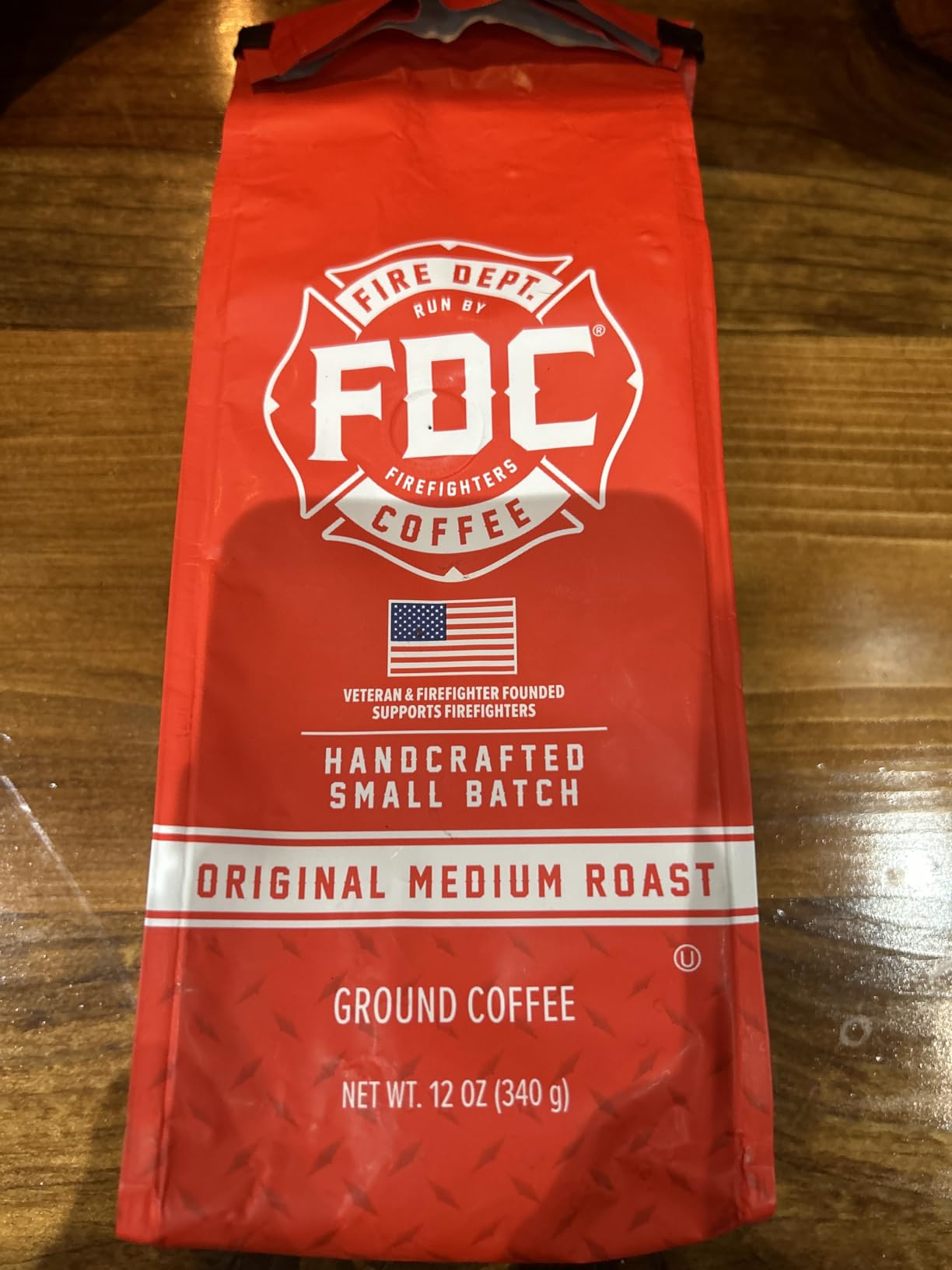 Fire Department Coffee Original Ground Coffee - 12 oz | Gives Back to Firefighters - Medium Roast - Roasted in the USA - Veteran Owned customer photo 1