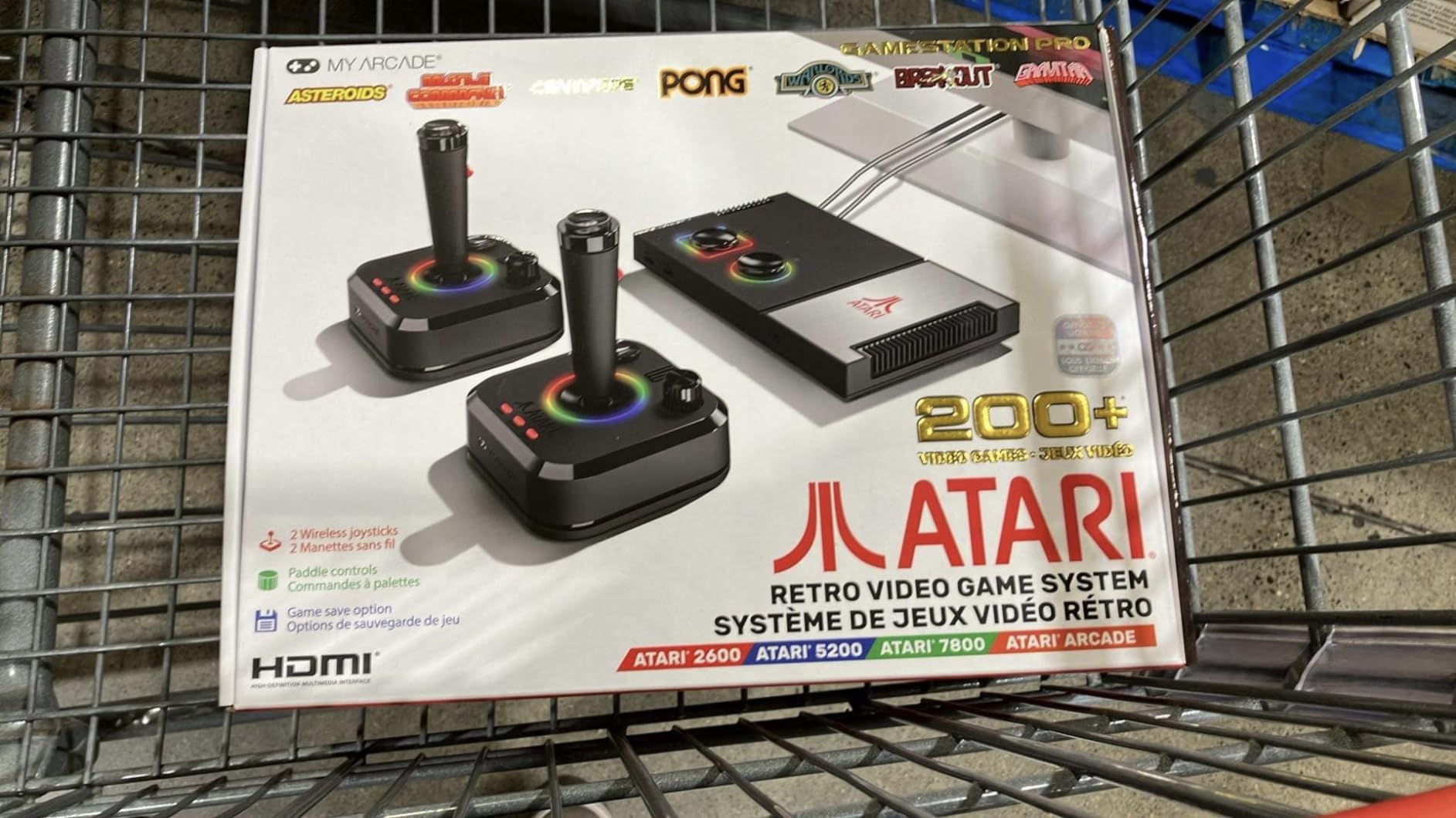 My Arcade Atari Game Station Pro: Retro Video Game Console with 200+ Games, Wireless Joysticks, RGB LED Lights customer photo 1