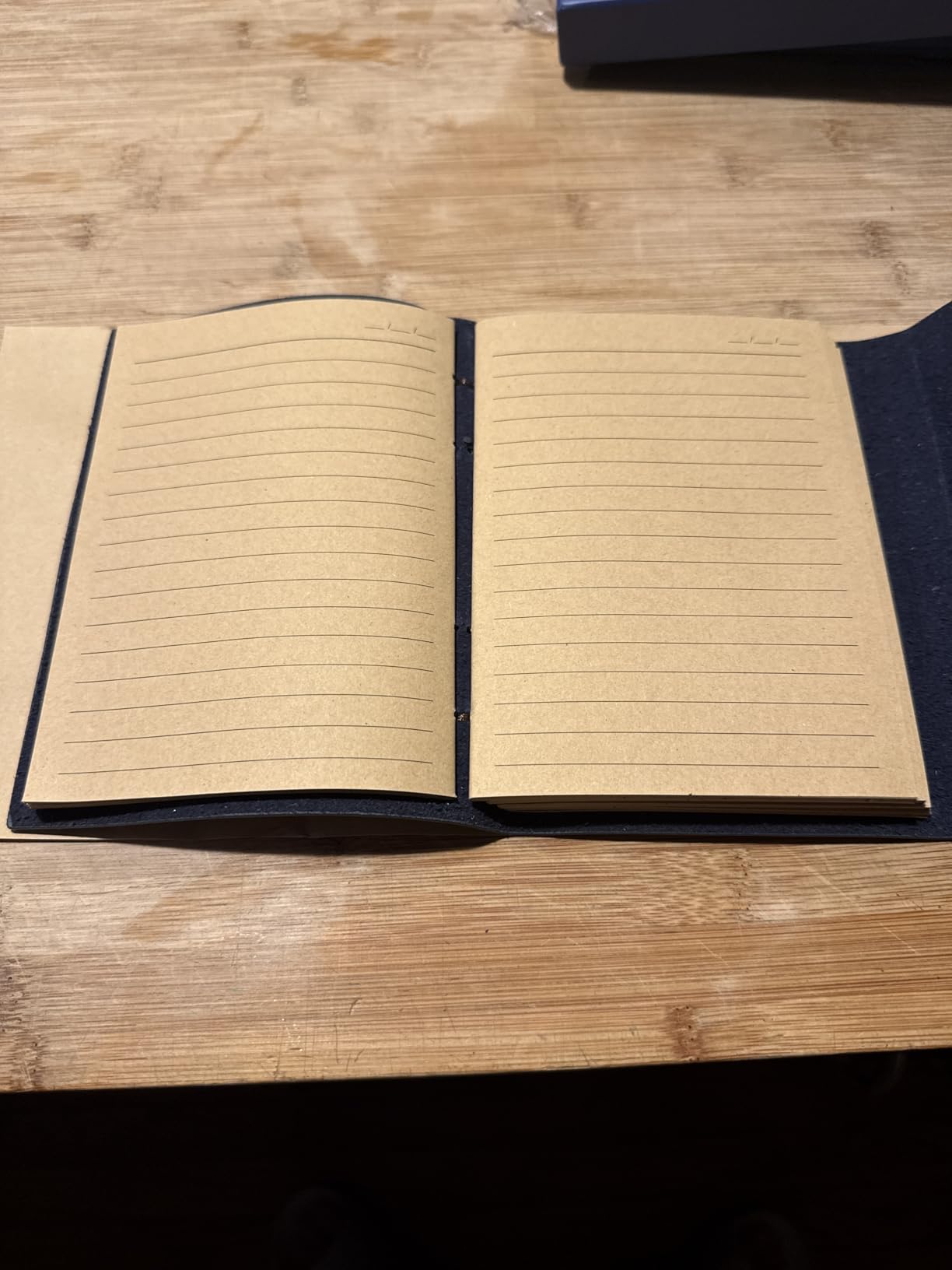 RILIHO Leather Journal Notebook - Genuine Leather Journals for Writing 260 Pages 5x7.1 Inches Vintage Journal For Man and Women Gifts For Man Artist,Travel Journal,Brown customer photo 2