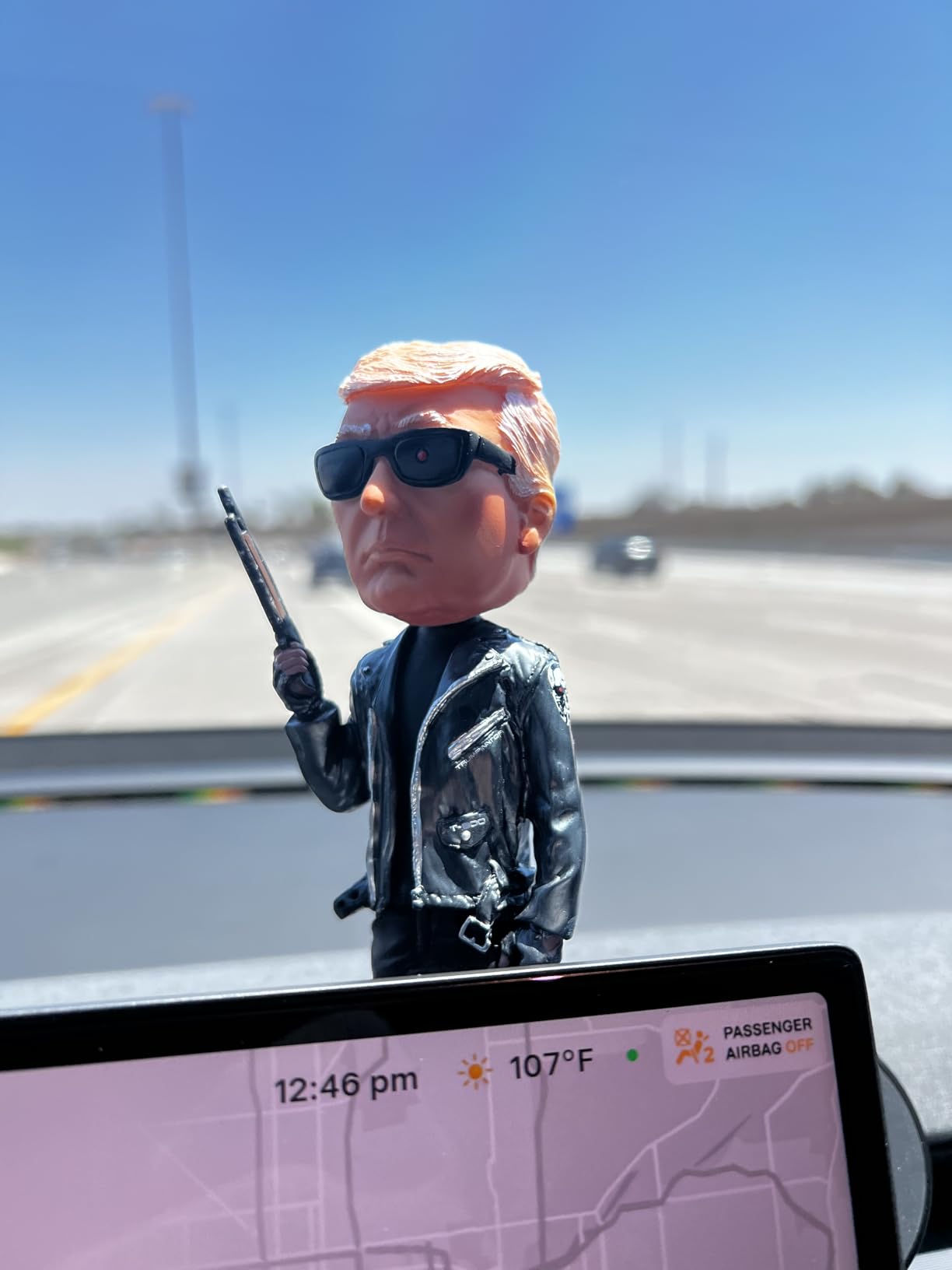 Proud Patriots | The Trumpinator Bobblehead - Patriotic & President Gift for Conservatives customer photo 2