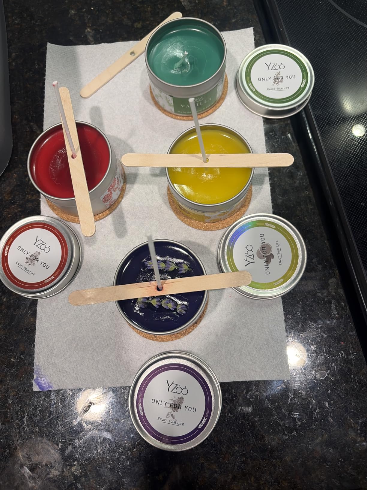 Complete Candle Making Kits for Adults Beginners, DIY Candle Making Supplies Include Soy Wax,Wax Melter,Scents,Dyes,Wicks,Wicks Sticker,Candle Tins & More-Full Candle Maker Set - Arts & Crafts Kits customer photo 1