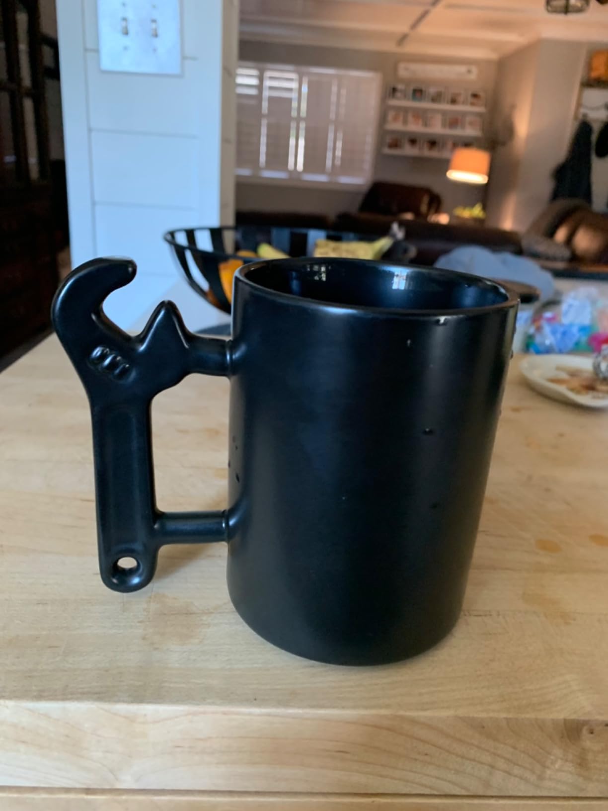 Onebttl Grandpa Gifts Wrench Coffee Mug, Grandfather Gift from Granddaughter and Grandson, 13.5oz/400ml Funny Ceramic Mug for Christmas, Father's Day - Grandpa Can Fix customer photo 2