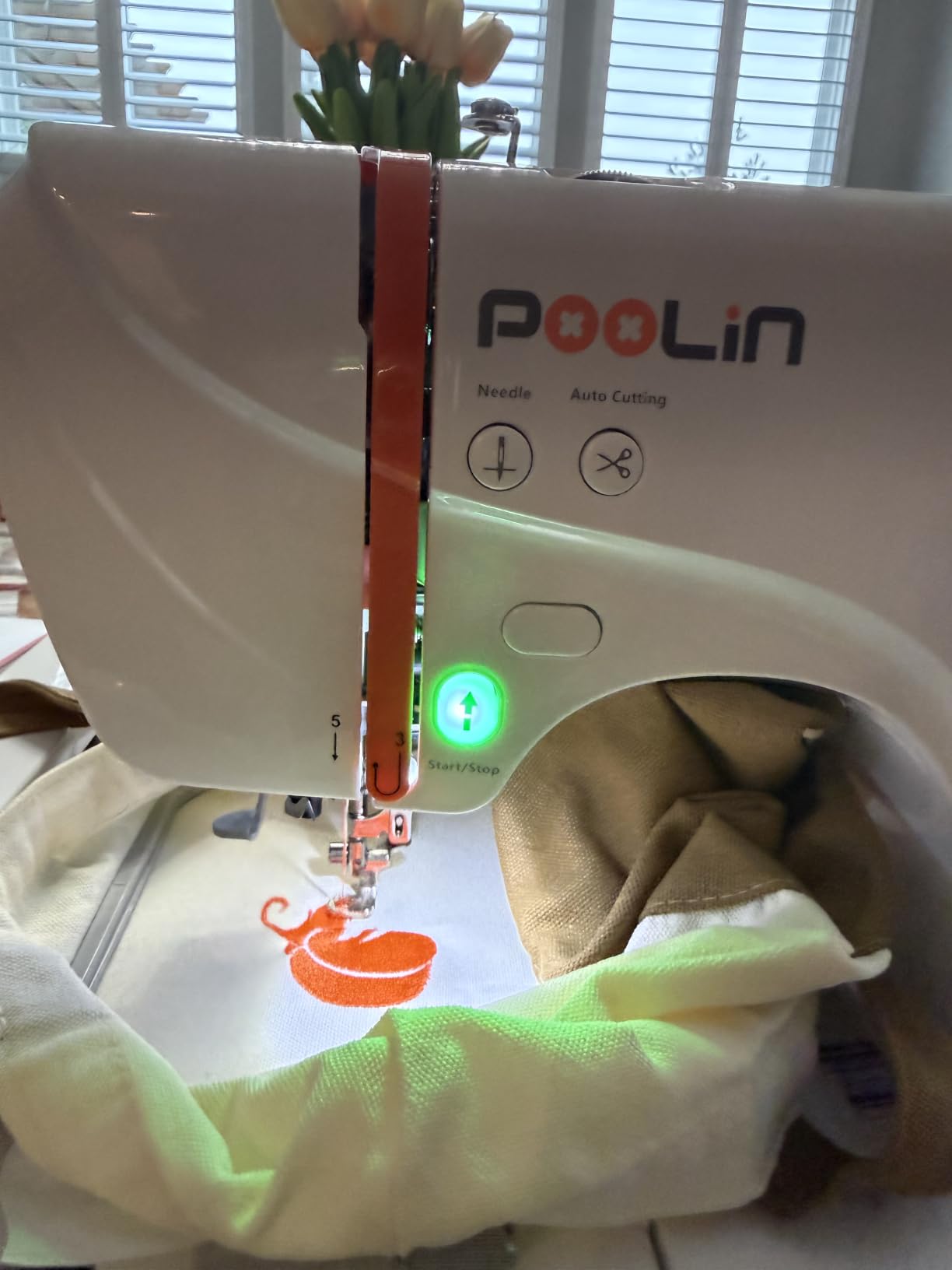 Poolin EOC05 Embroidery Machine for Beginners, 4