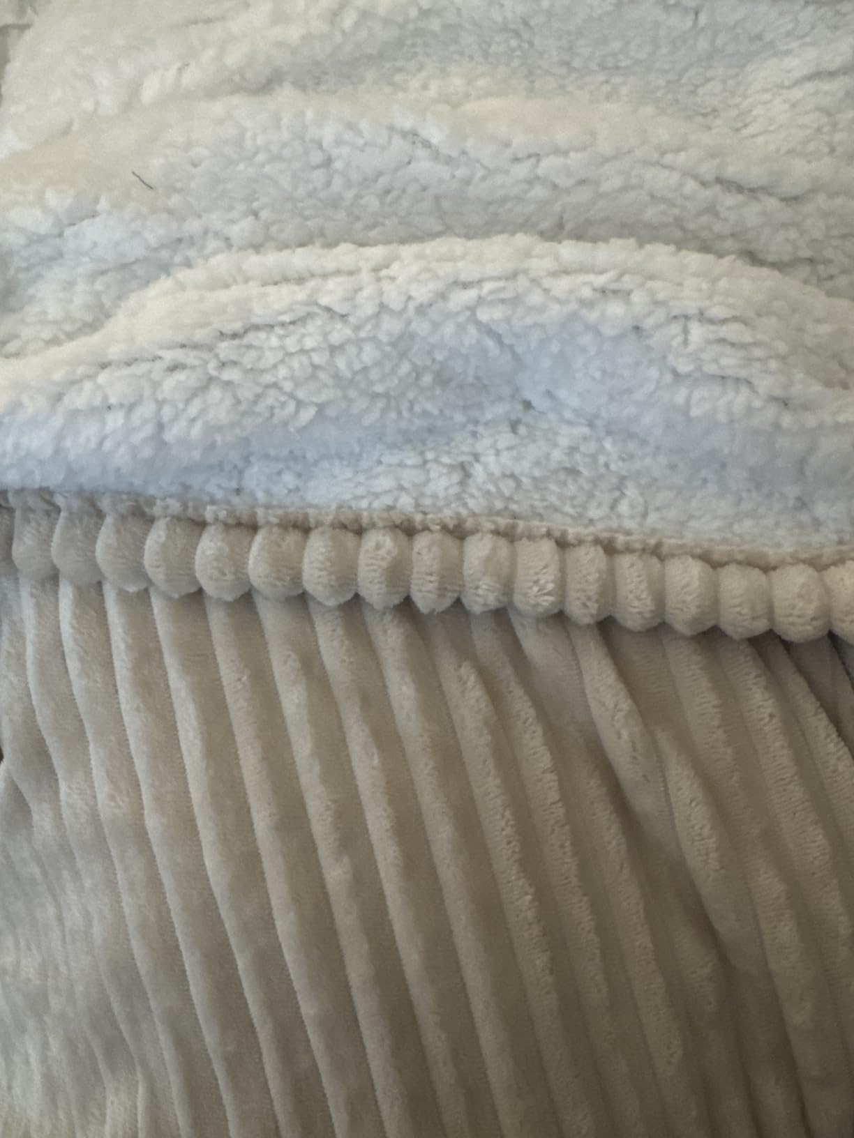 Bedsure GentleSoft Heated Blanket Throw - Soft Ribbed Flannel Electric Blanket, Gifts for Grandma (50x60 inches, Grey) customer photo 1