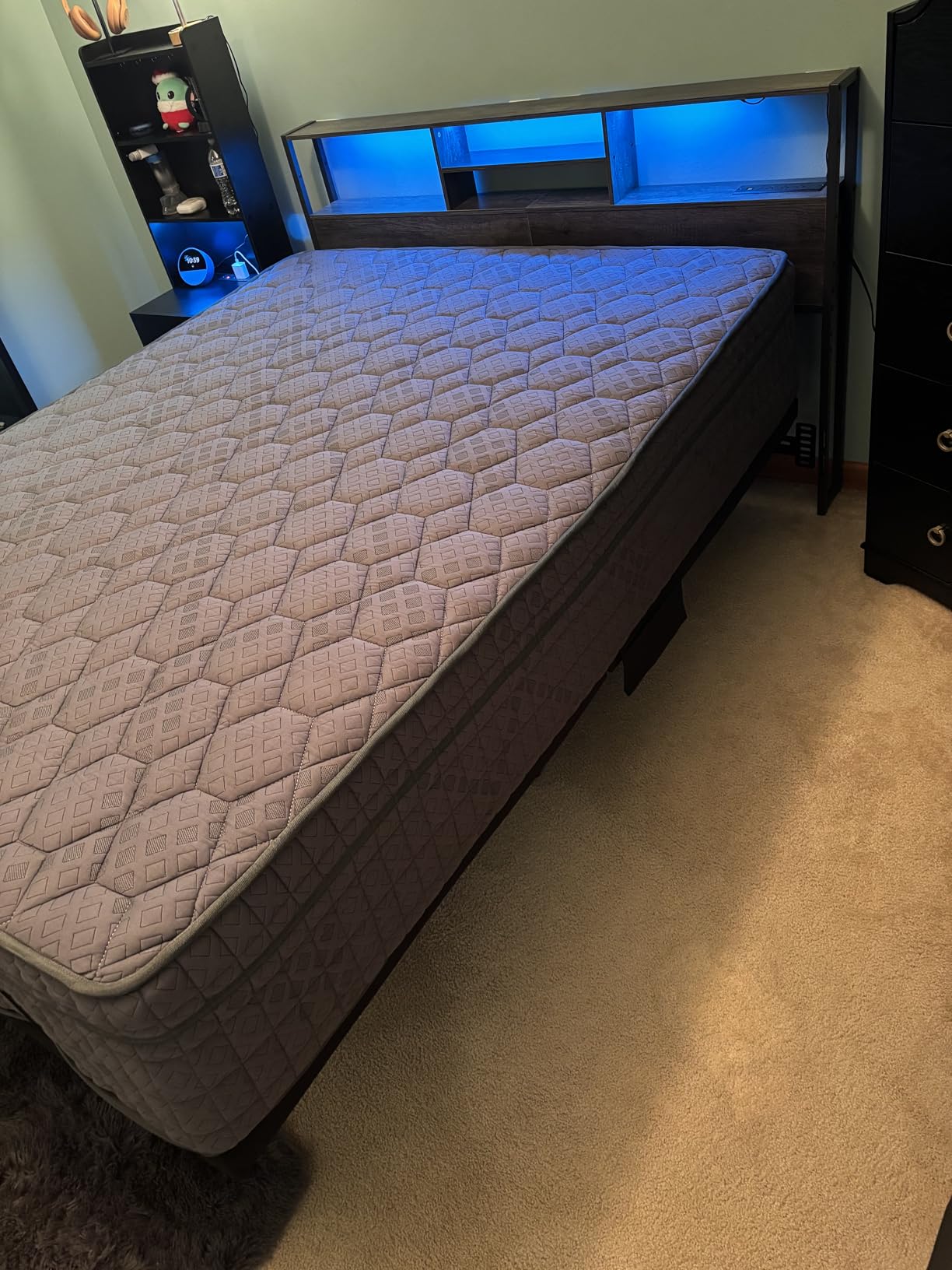 Tami Tami T600 Adjustable Bed Frame Queen Size with Remote & Massage - Electric Beds Bases, Zero Gravity, Dual Side USB, Side Pockets, Nightlight, Quiet Motor, Wireless Remote customer photo 2