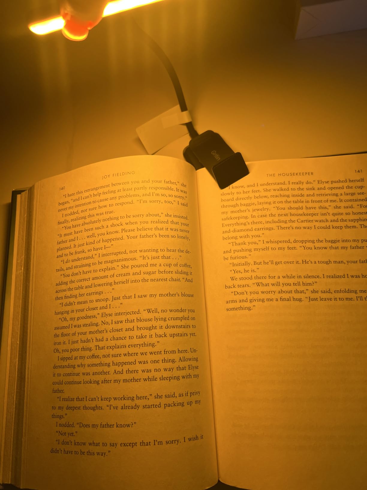Gritin 19 LED Rechargeable Book Light for Reading in Bed | Eye Caring 3 Color Temps, Stepless Dimming Brightness, Memory Function, 90 Hrs Runtime Lightweight Clip on Light for Book Lovers customer photo 1