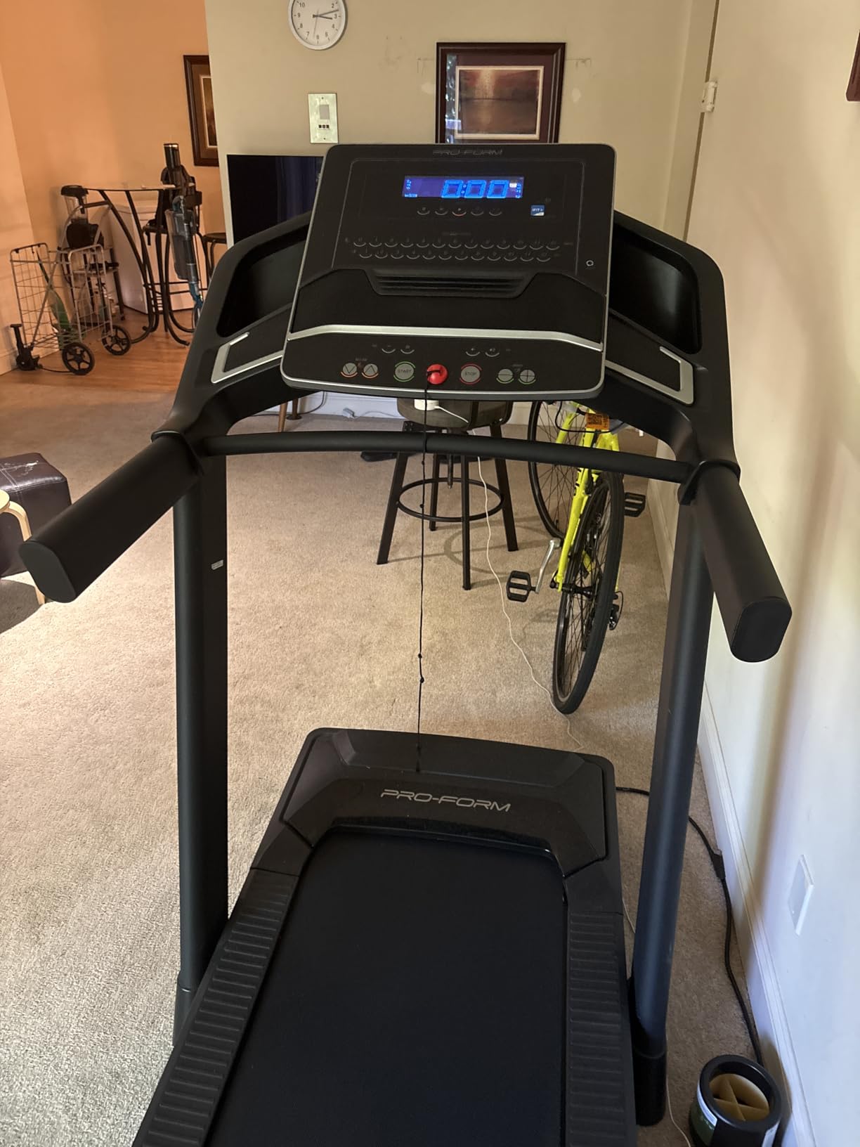 Proform Carbon Treadmills | Foldable Treadmill for Running and Cardio Workouts with Shock Absorbing Cushioning to Reduce Joint Impact customer photo 1
