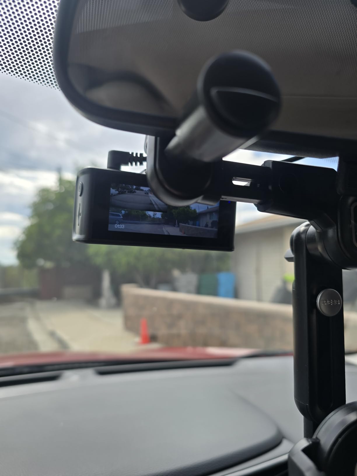 REDTIGER 4K STARVIS 2 Dashcam Front Rear, 5GHz WiFi 20MB/s, Free 128GB Card | Voice Control, Touch Screen, GPS, Loop Recording, Parking Mode, Audio Recording, WDR Night Vision, Supercapacitor(F7N Touch) customer photo 1