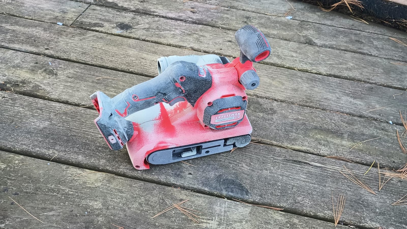 CRAFTSMAN V20 Brushless RP Belt Sander (CMCW223B), Cordless, Bare Tool customer photo 1