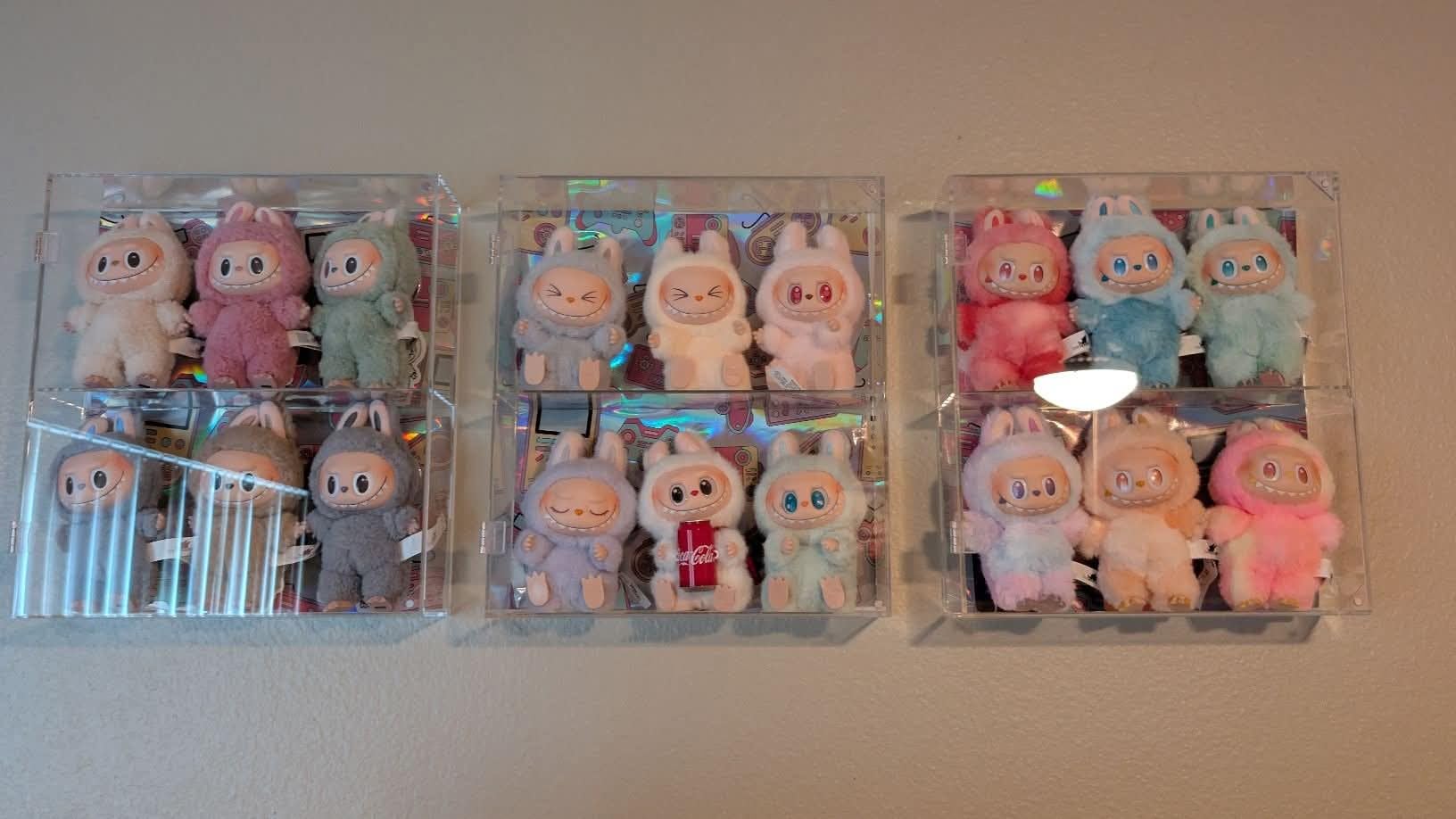 NIUBEE Acrylic Display Case, Clear Display Case for Funko Pop Figures, Wall Mounted or Desktop Dustproof Display Cabinet Box for Collectibles,Rock,Crystals,Mini Toys,Amiibo (2 Tiers) customer photo 2