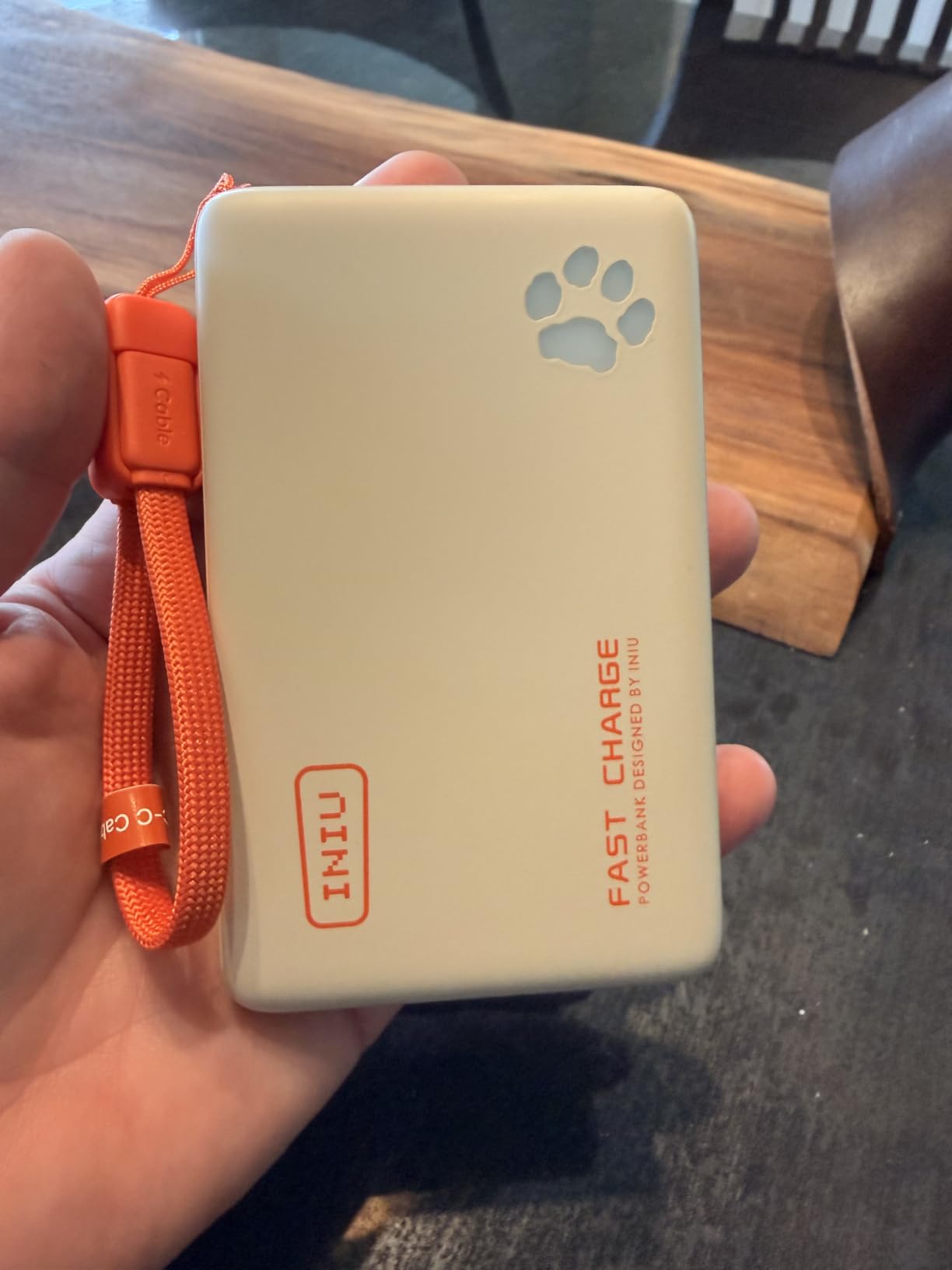 INIU 45W Fast Charging Portable Charger, Smaller 10000mAh Travel Power Bank | Flight-Safe, Detachable USB C Cable, Travel Essential, External Battery Phone Pack for iPhone 17 Samsung S26 iPad etc customer photo 2