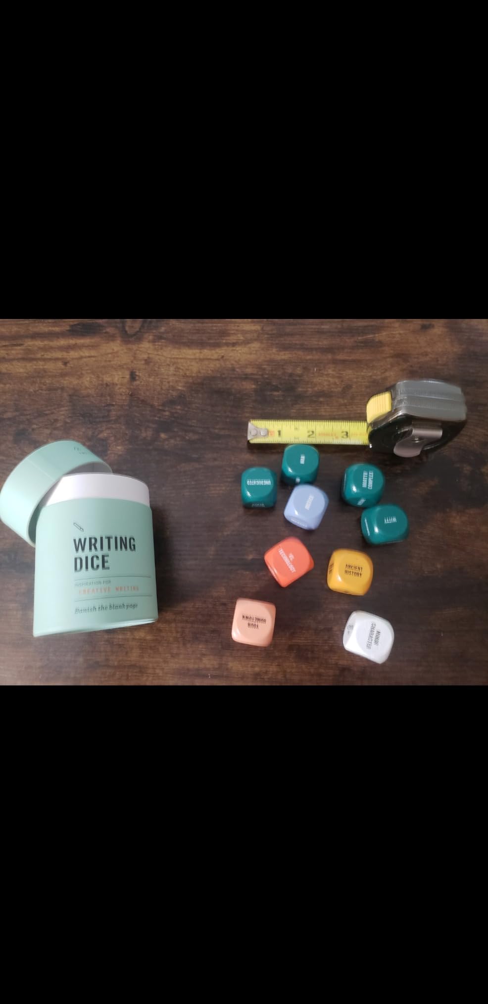 Two Tumbleweeds Writing Dice - Story Prompts to Beat Writer's Block | A highly giftable creative writing tool for Teens & Adults - Gift for Authors, Teachers & Storytellers - Set of 9 Dice customer photo 1