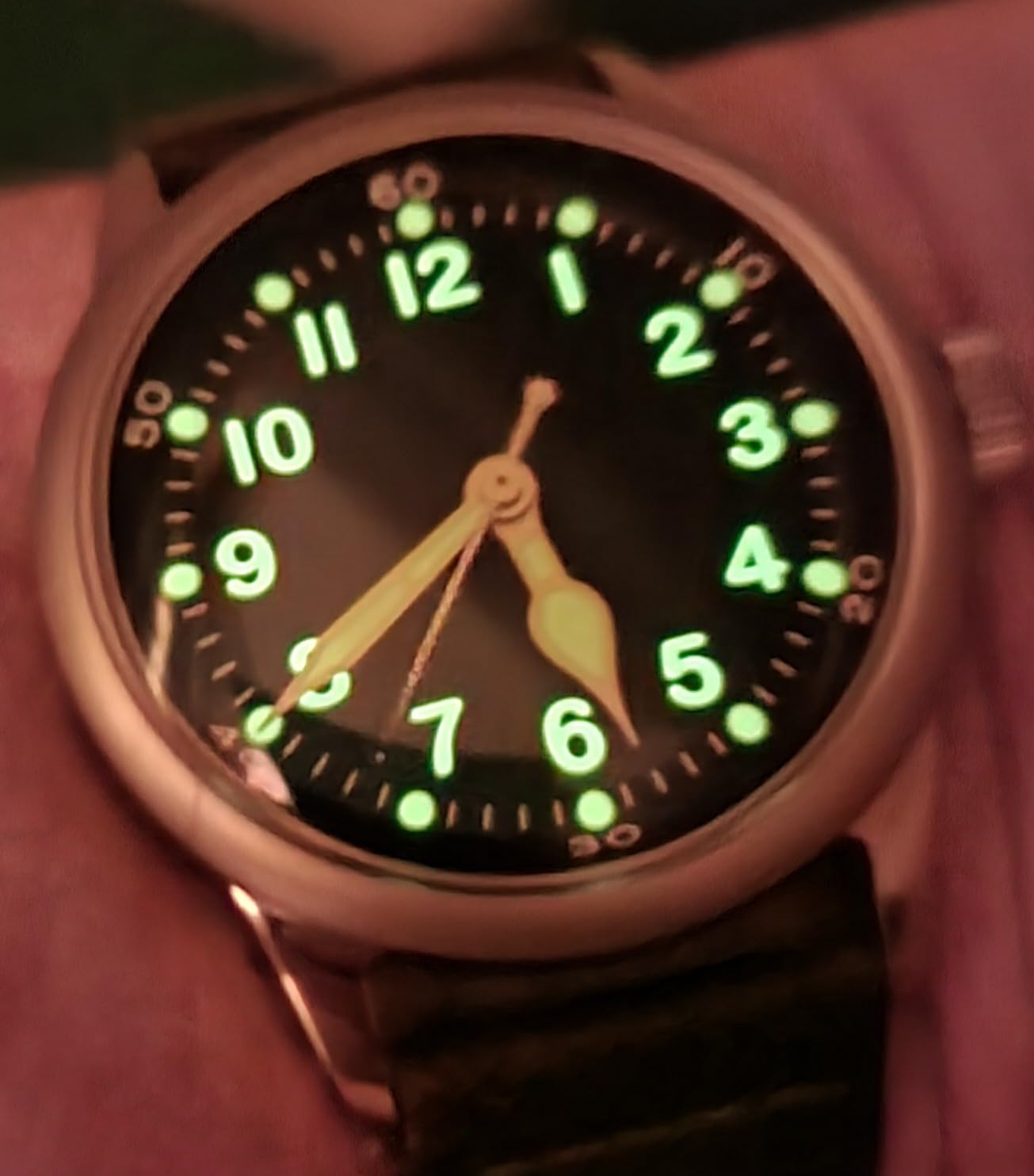 A-11 Military Automatic WW2 Field Watch for Men, 38mm/42mm, Assembled in USA customer photo 2
