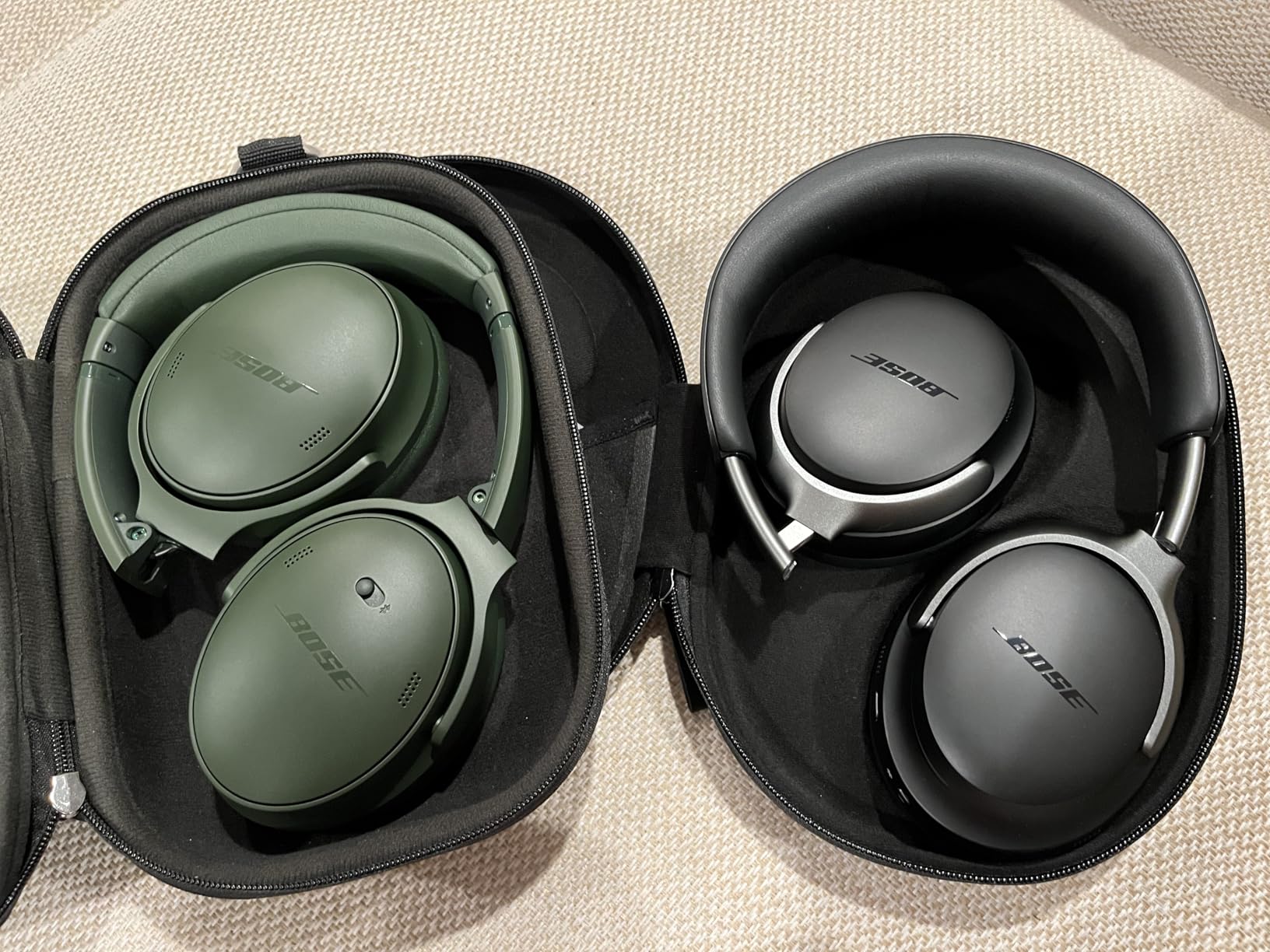 Bose QuietComfort Headphones - Wireless Bluetooth, Active Over Ear Noise Cancelling and Mic, Up to 24 Hours of Playtime, Black customer photo 1