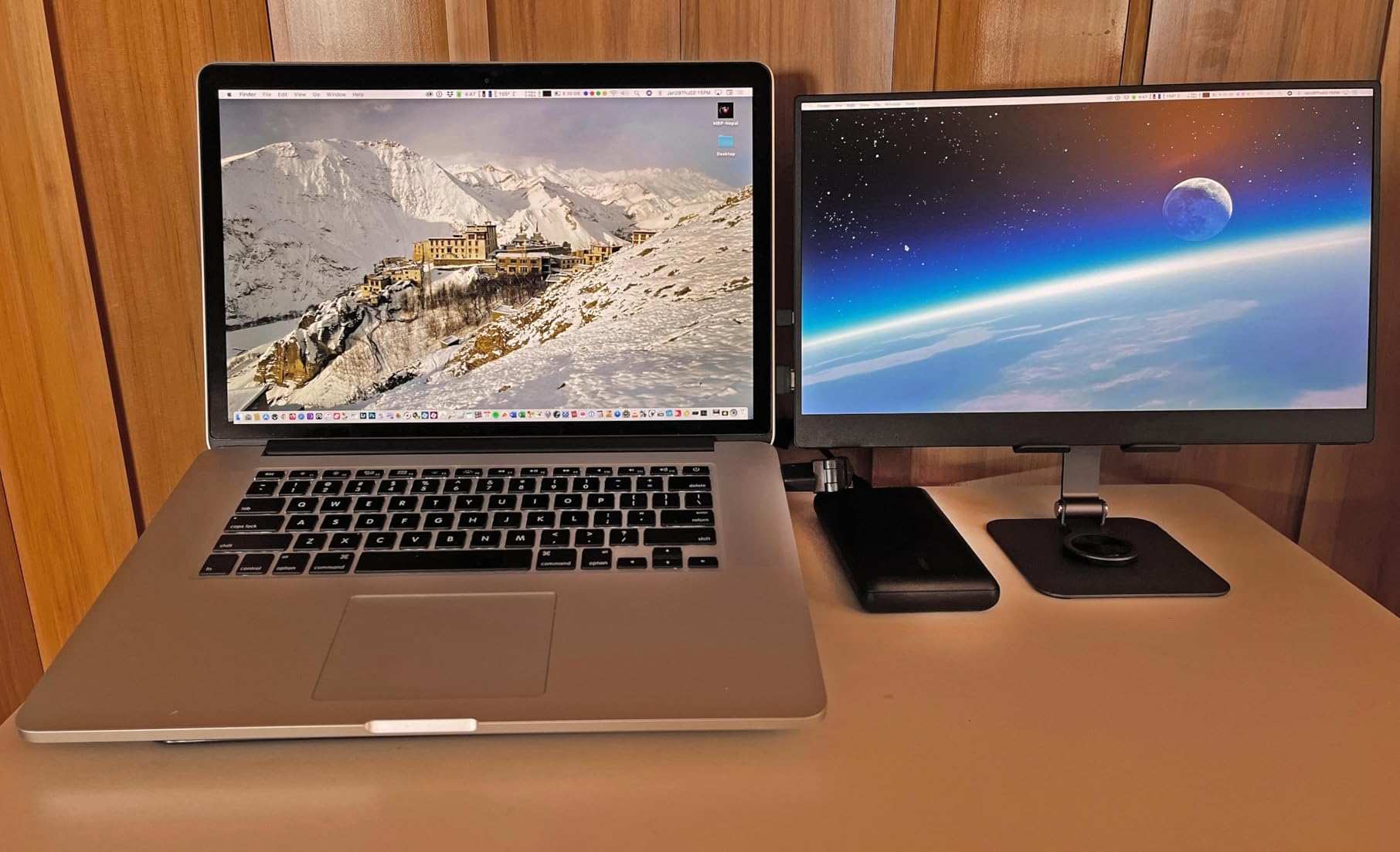 VisionOwl Portable Monitor for Laptop, IPS USB-C HDMI Travel Second Monitor for MacBook Pro Air, PC, PS5, Xbox, Portable Second Screen, Built-in Kickstand, Speakers, VESA Mountable, 18.5 Inch customer photo 2