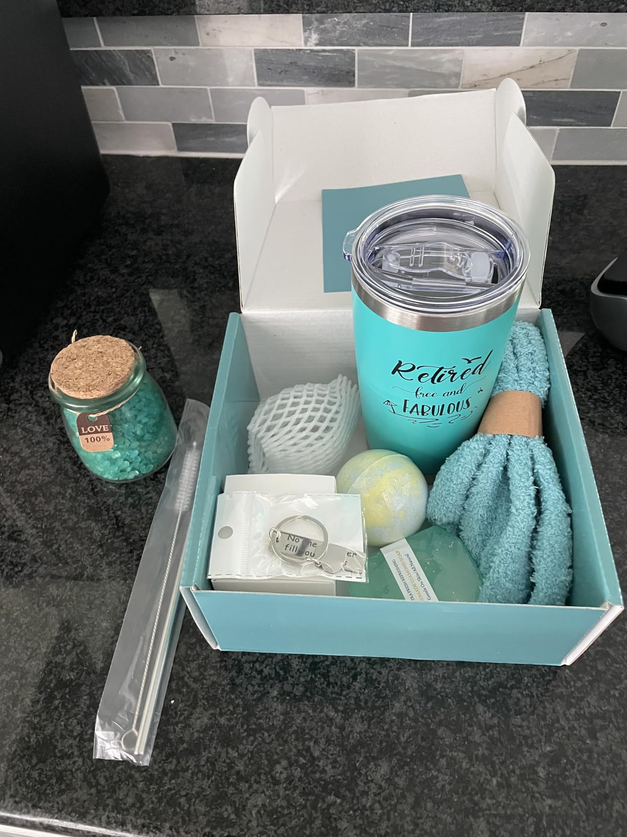 Retirement Gifts for Woman 2026 - Happy Cool Retirement Gifts for Women Coworker Teacher Boss Nurse Friends Mom - Spa Gift Basket customer photo 2