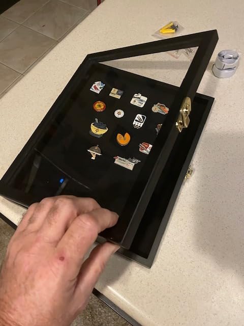 TJ.MOREE 11x14 Pin Display Case for Military Badges & Medals | Fits Tags Patches, Jewelry & Giant Pins, Insignia Ribbons customer photo 1