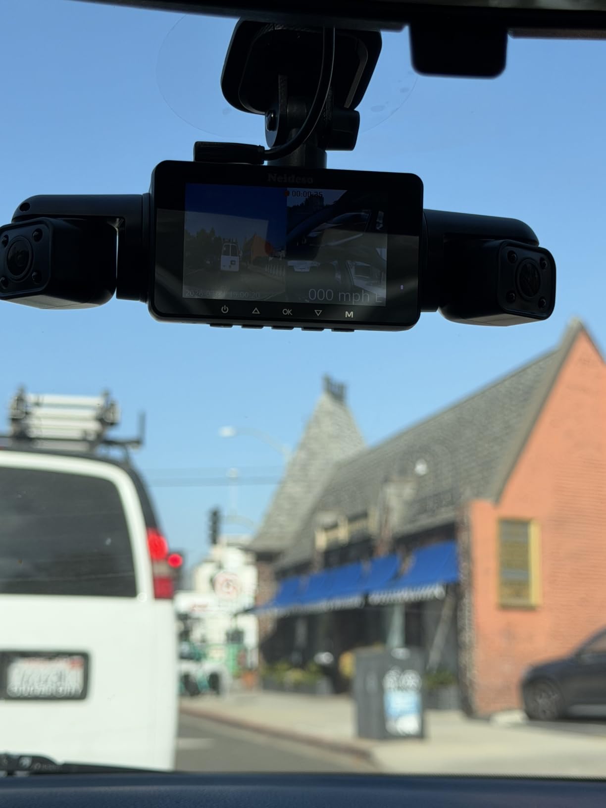 360° Dash Cam Front and Rear Inside, 4 Channel Dash Camera for Car | Free 128GB Card, 5GHz WiFi, 4K Dashcam, GPS, Night Vision 3.0, Voice Control, G-Sensor, OTA Upgrade, 24H Parking Mode(N300) customer photo 1