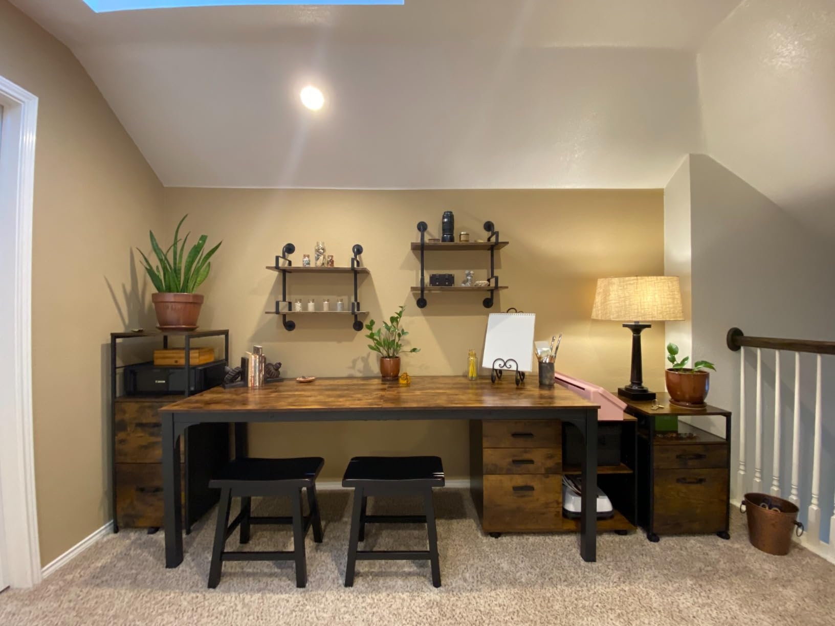 Tribesigns 78.7 Inches Extra Long Computer Desk 2 Person Desk, Double Long Desk, Workstaion for Home Office customer photo 2