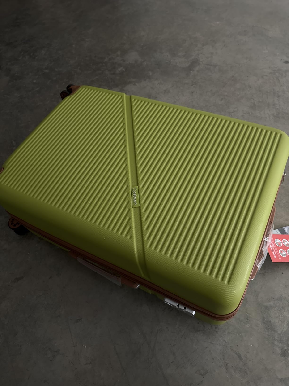Cosbarn Luggage Sets 5 Piece Suitcases, ABS Hard Case with TSA Lock Spinner Wheels customer photo 1