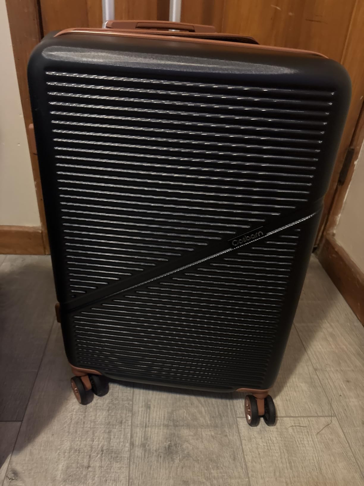 Cosbarn Luggage Sets 5 Piece Suitcases, ABS Hard Case with TSA Lock Spinner Wheels customer photo 2