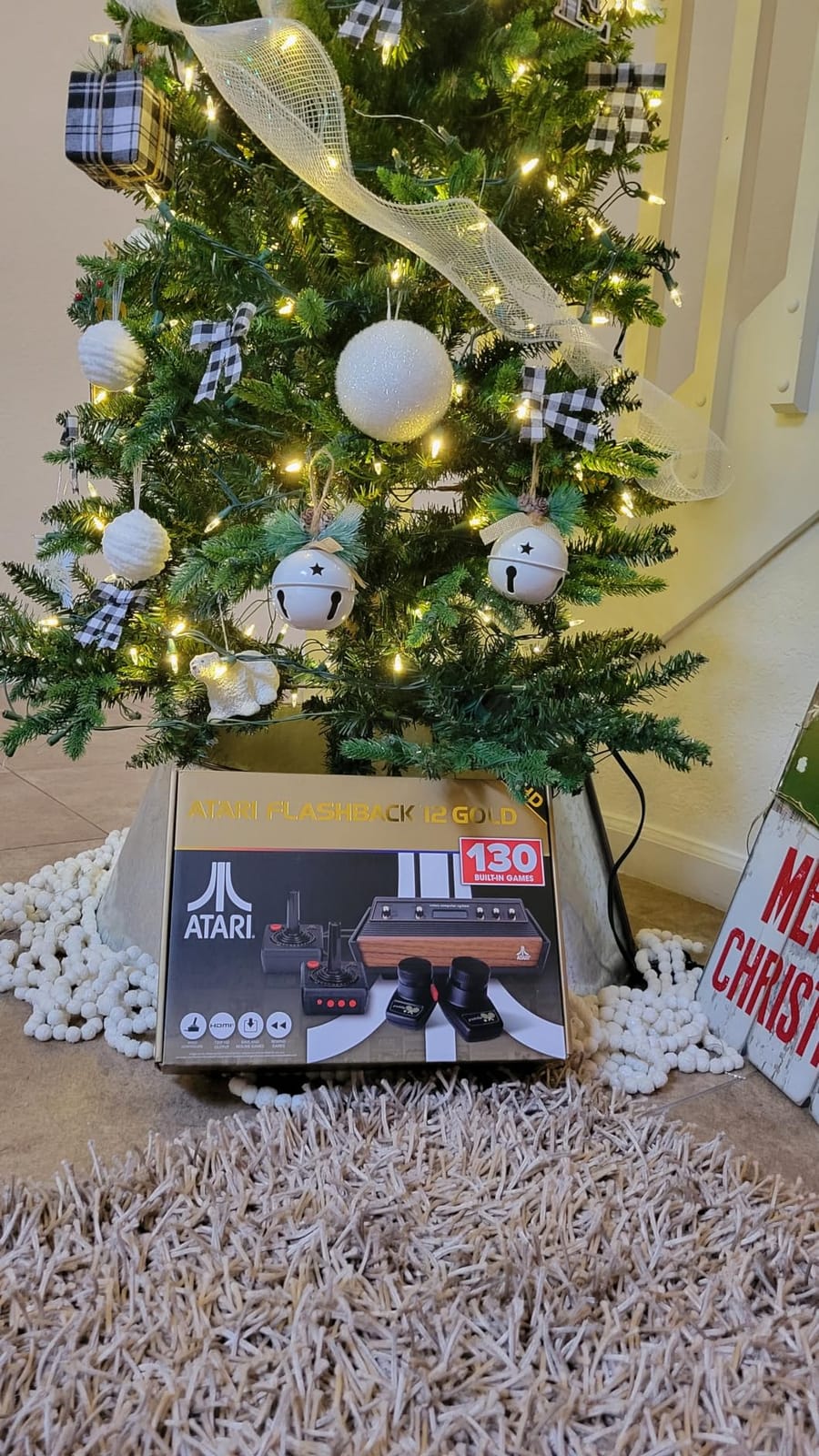 Atari Flashback 12 Gold, Retro Game Console, Built-in 130 Classic Games, Two Joystick and Paddle Controllers, HDMI customer photo 1
