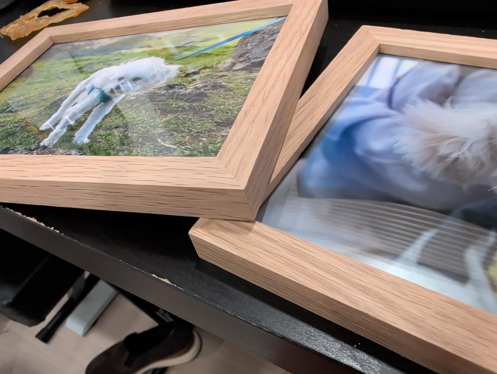 18x24 Solid Oak Wood Picture Frame, Natural Oak, 1 Pack | Minimalist oak frame; fits 18 x 24 posters or art prints; wall display for bedrooms, living rooms, offices, or gallery walls customer photo 2