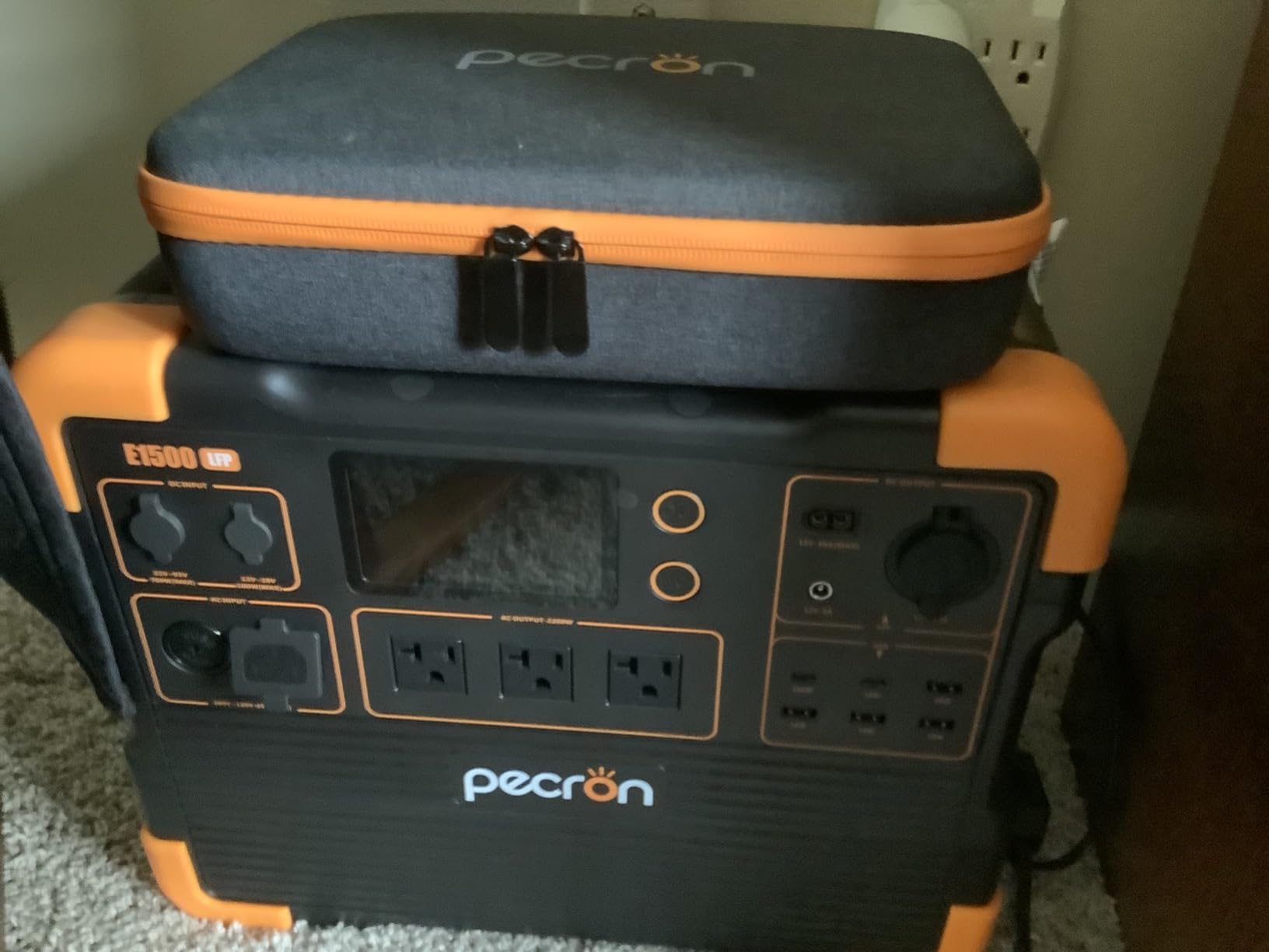 PECRON Portable Power Station, E1500LFP Solar Generator 1536Wh, 2200W AC Output LiFePO4 Battery Backup, Fast Charging Power Station for Home use, RV, and Outdoor Camping customer photo 1