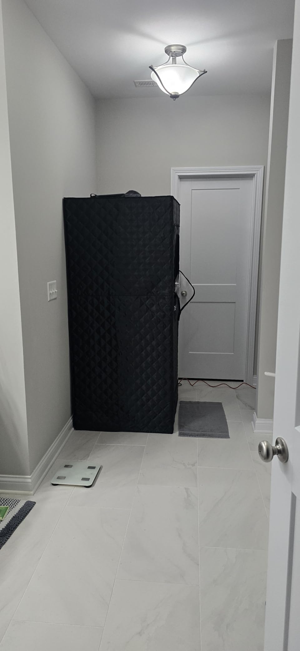 X-Vcak Upgraded Portable Sauna for Home, Relaxation, Steam Sauna for Home with Steamer, Remote Control, Folding Chair, 9 Levels customer photo 1