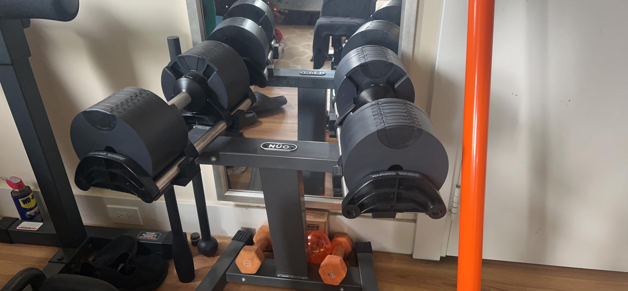 Nuobell 580 Adjustable Dumbbells, 5-80 lb, Set of 2 customer photo 1