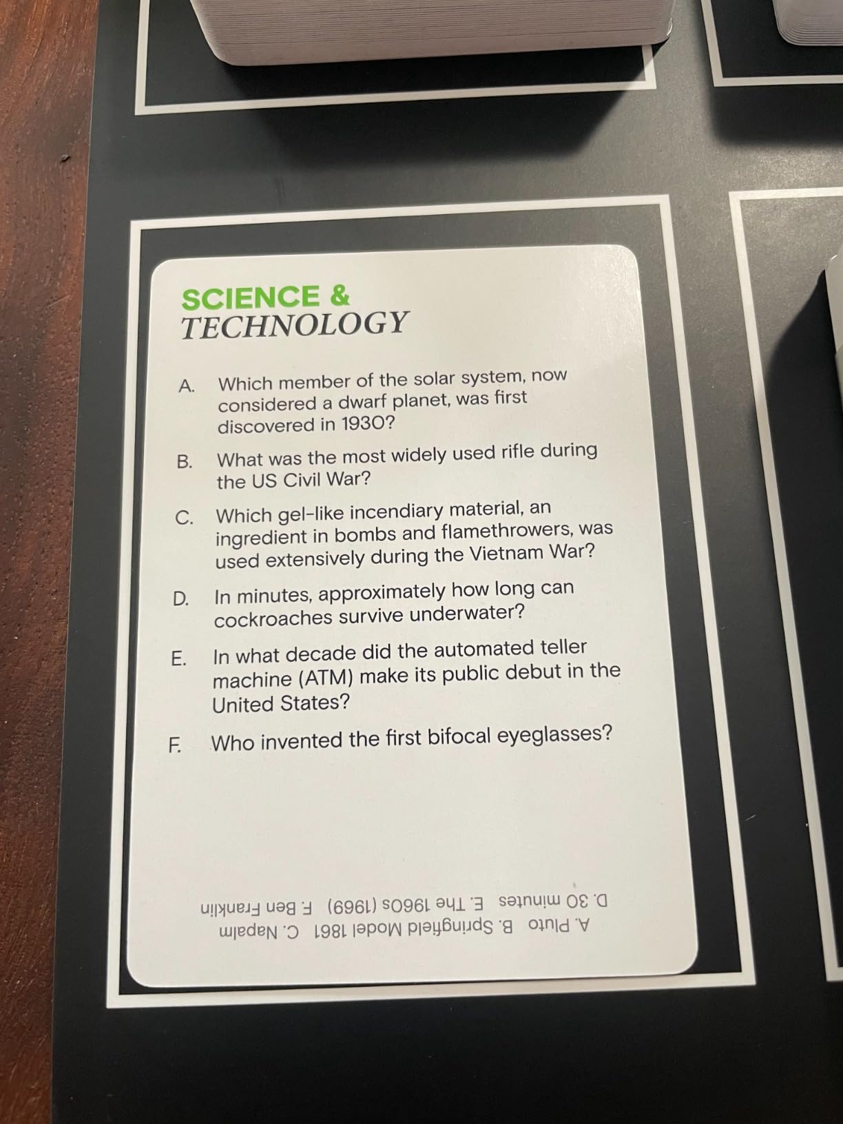 HISTORY Channel Trivia Game Deluxe - 2400 General Knowledge Questions Including 80s & 90s Trivia | HISTORY Trivia Card & Party Game for Adults, Families & Board Game Night - Great Gift for Dad & Gen X customer photo 2