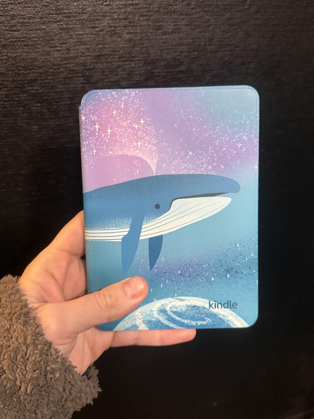 Amazon Kindle Kids 16GB (newest model) - includes ad-free books and cover, glare-free display, faster page turns - Space Whale customer photo 1