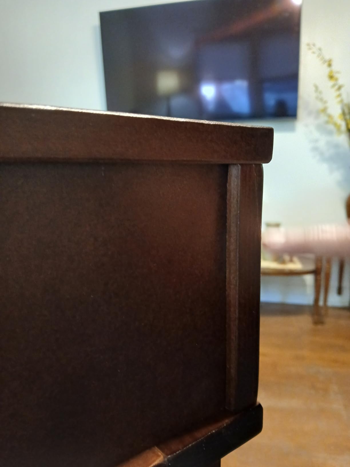 Solid Wood Home Office Computer Desk with Drawers, Pull-Out Tray, and Concealed Compartment customer photo 1