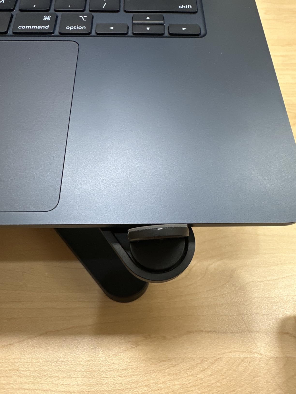 OMOTON LA10 360° Rotating Laptop Stand Riser Foldable for Desk, Silver | Aluminium Aolly, Tool-free Adjustable Height Angles, Collaborative Work, Easy Storage, Fits 11